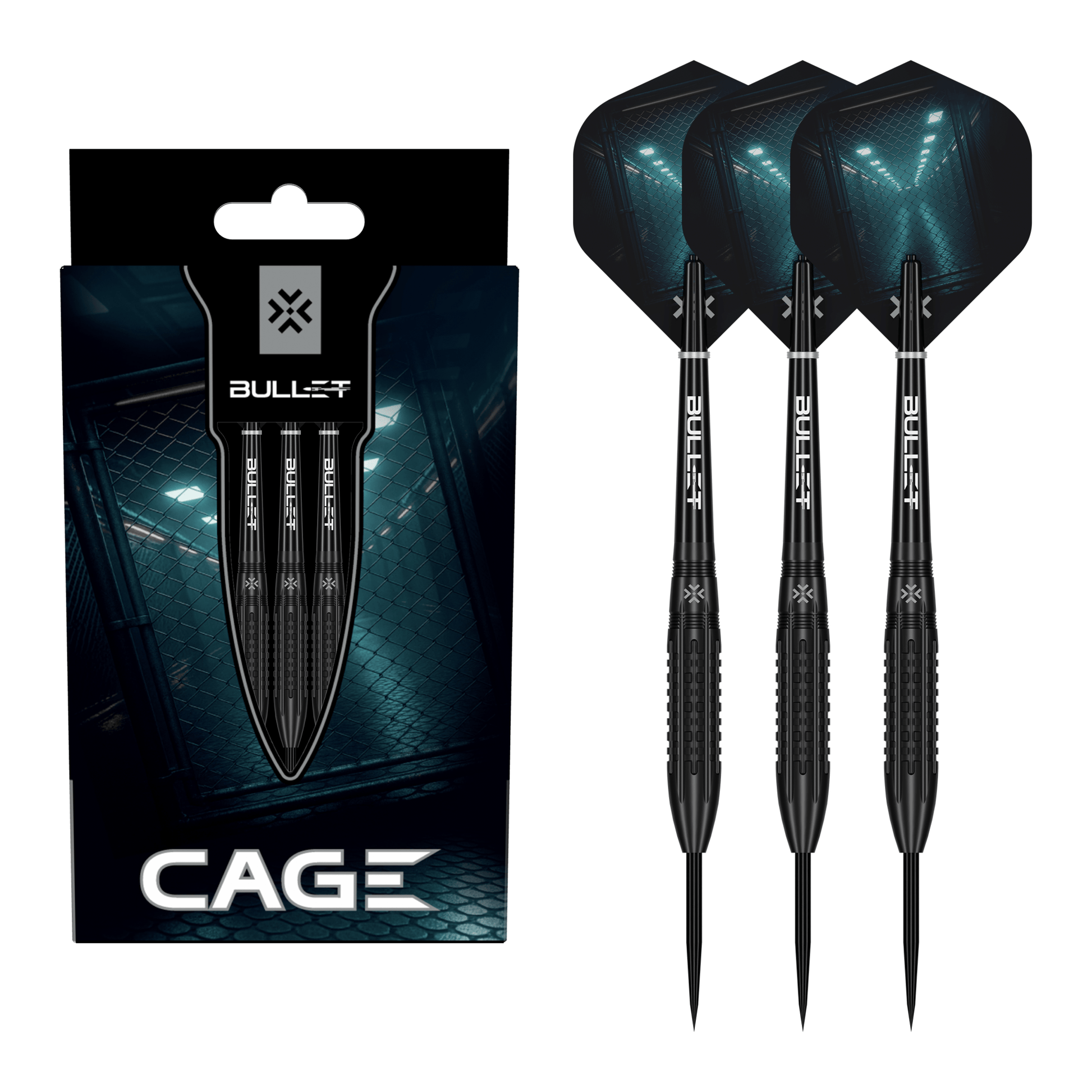 Bullet Cage - 90% Tungsten Steel Tip Darts 24 Grams Darts
