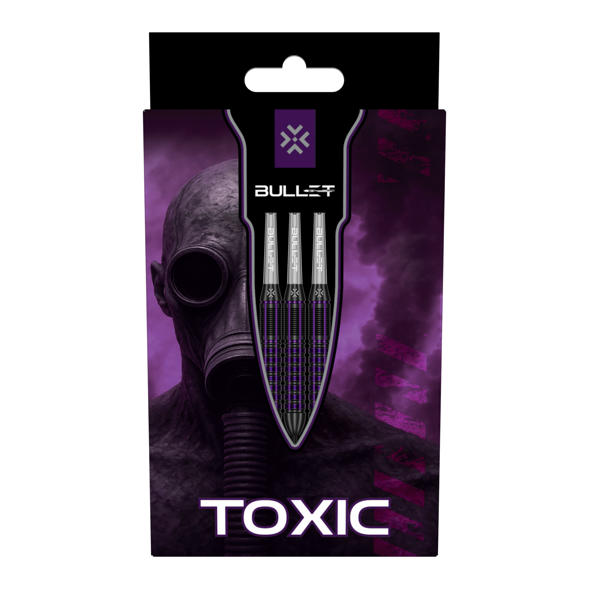 Bullet Toxic - Brass Barrel Steel Tip Darts 23 Grams Darts