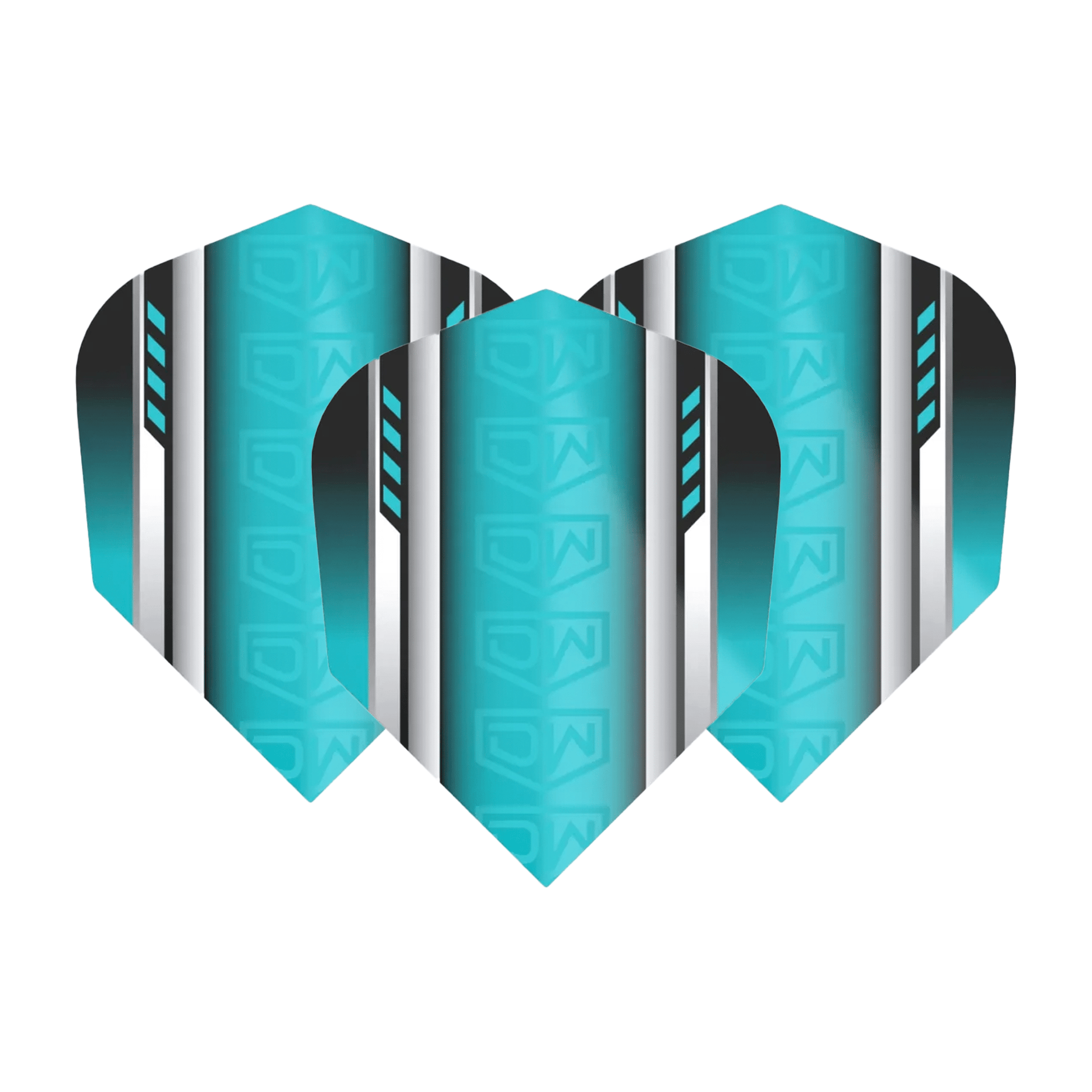 DW Aviator Multi Pack - Dart Flights (3 Sets) No. 6 / Teal Flights & Shafts