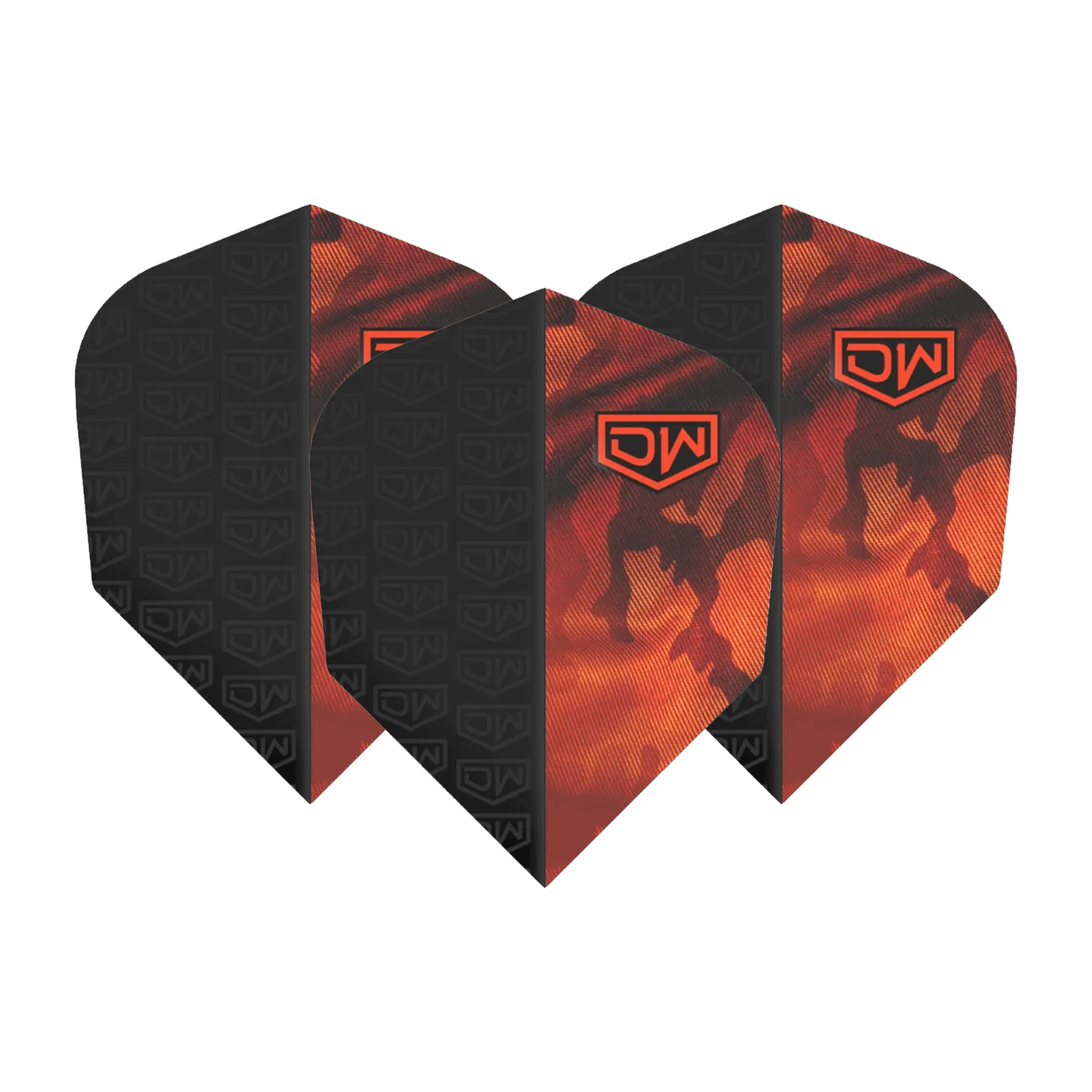DW Sedona Multi Pack - Dart Flights (3 Sets) No. 6 / Black Flights & Shafts