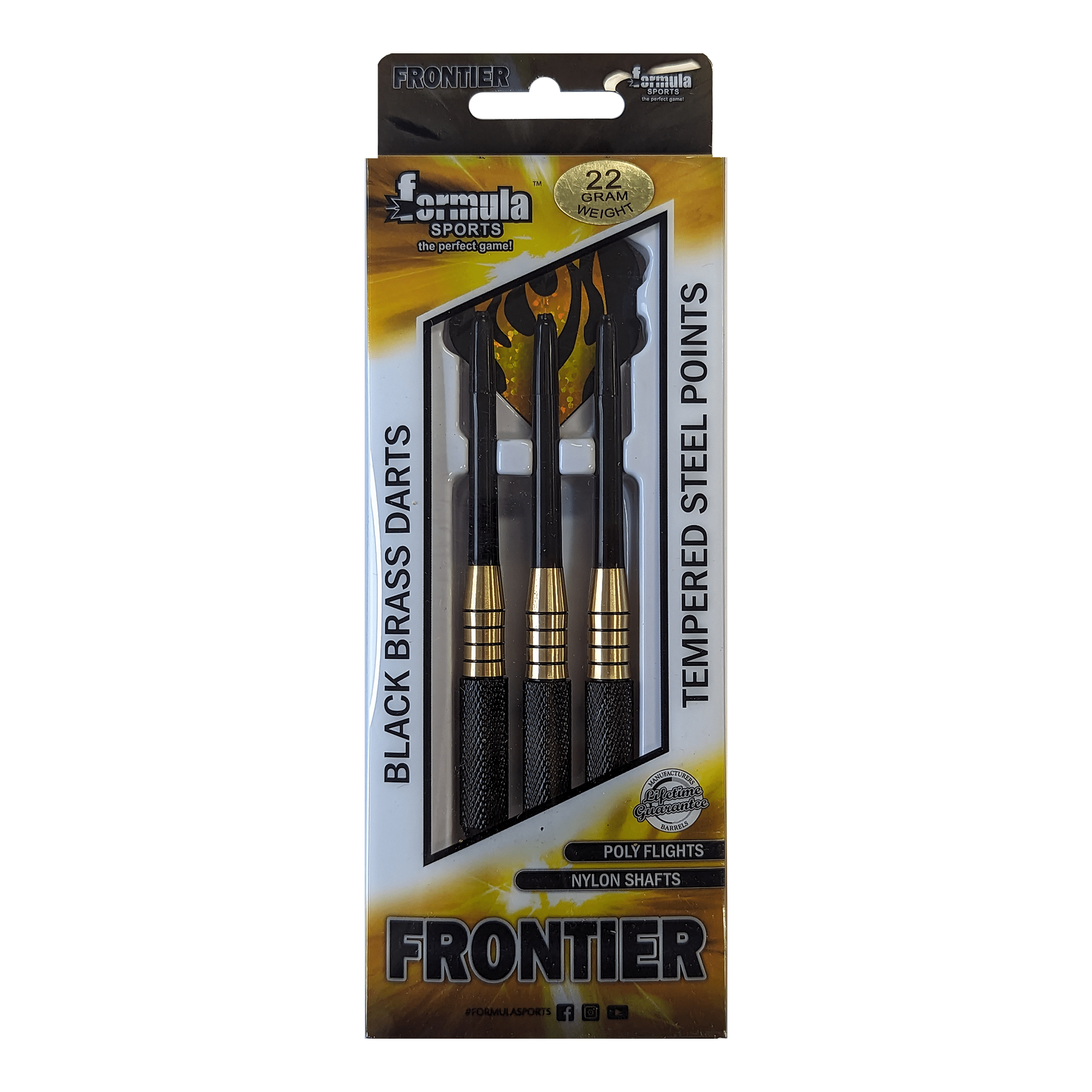 Formula Sports Frontier - Brass Barrel Steel Tip Darts Darts