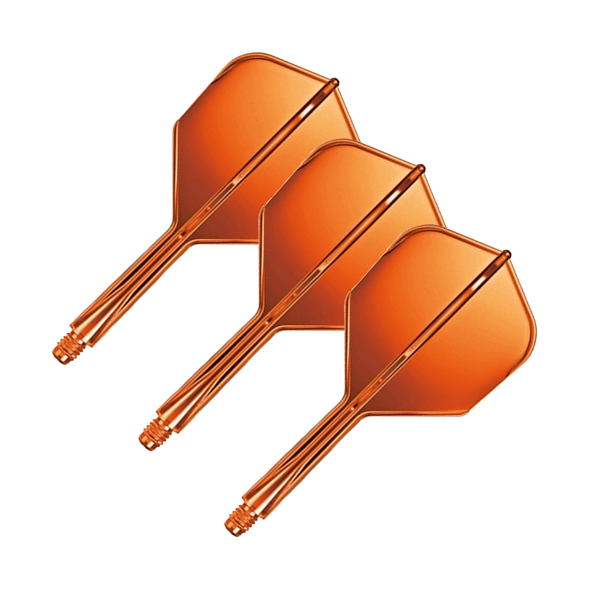 Goat A1R - All In One Flight & Shaft No. 6 / Intermediate (26mm) / Neon Orange Flights & Shafts