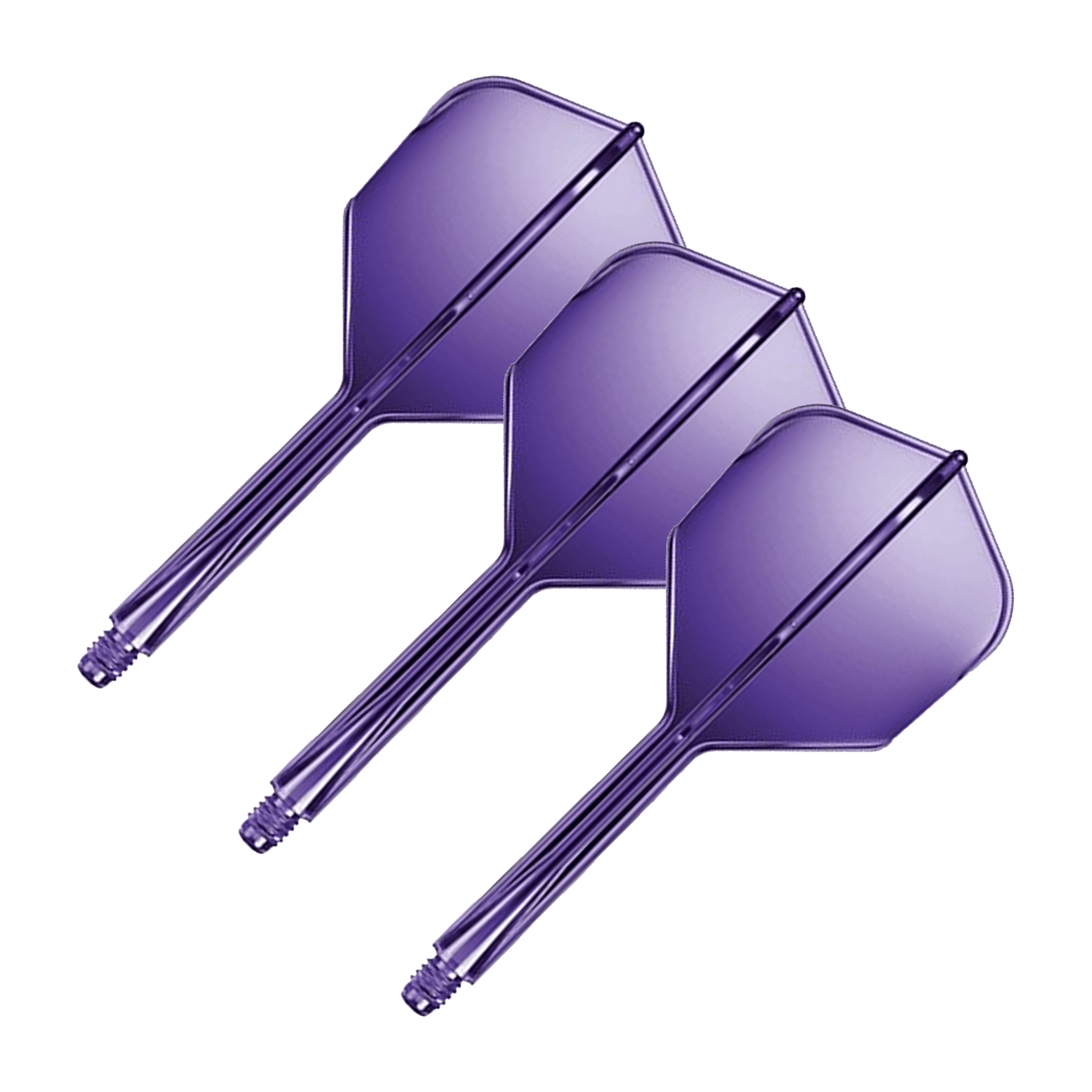 Goat A1R - All In One Flight & Shaft No. 6 / Medium (33mm) / Neon Purple Flights & Shafts