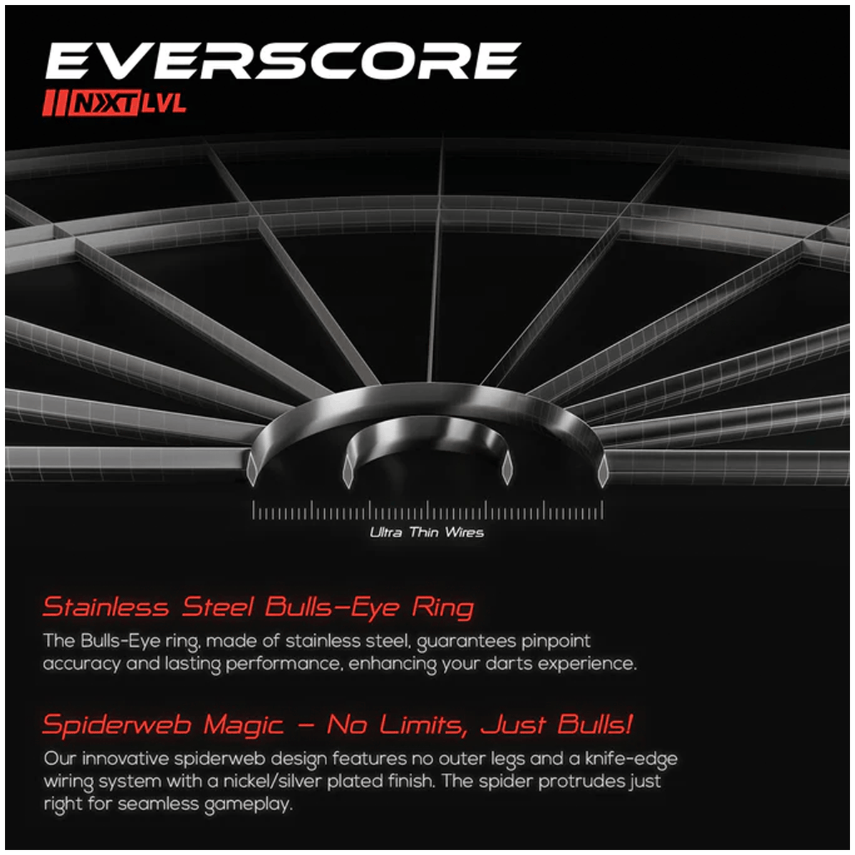 Goat Everscore NXT LVL Dartboard & Surround Bundle Dartboard Bundles