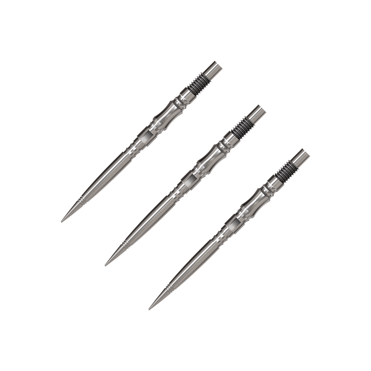Harrows Axis Elite Series - Quick Point Dart Points 30mm / Silver Dart Points