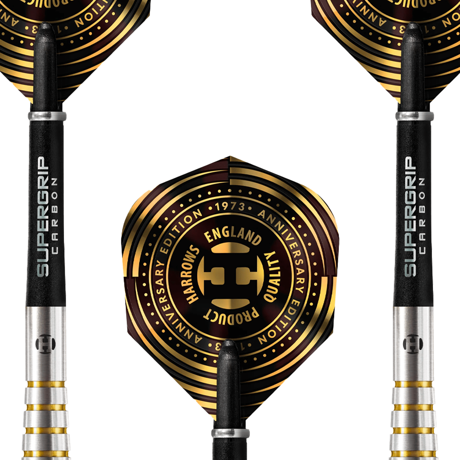 Harrows Boxer Bomb Gold Titanium Anniversary Edition - 90% Tungsten  Steel Tip Darts Darts