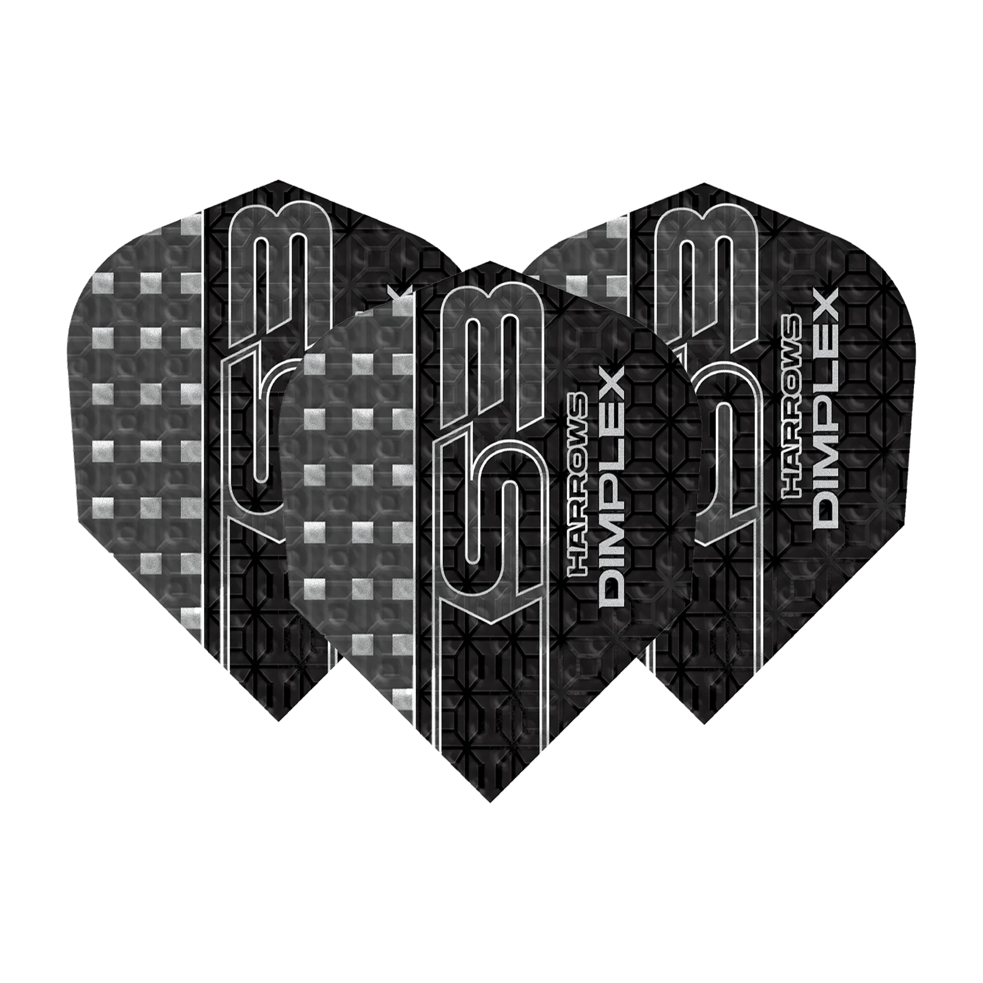 Harrows Dimplex - Dart Flights No. 6 / Smokey Flights & Shafts