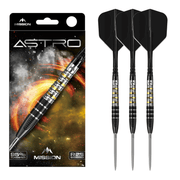 Mission Astro R2.5 Rapid Point - 95% Tungsten Steel Tip Darts 22 Grams Darts