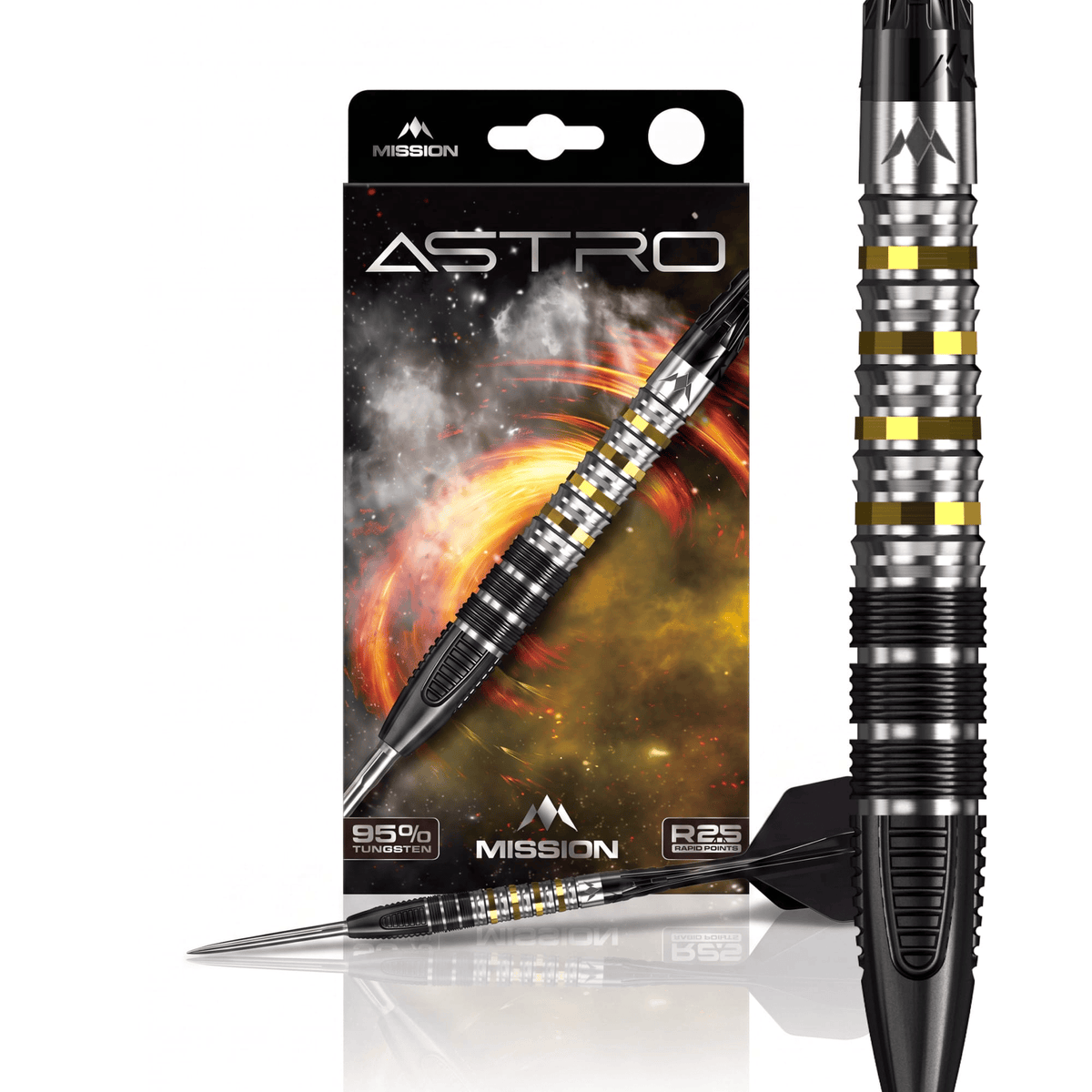 Mission Astro R2.5 Rapid Point - 95% Tungsten Steel Tip Darts Darts
