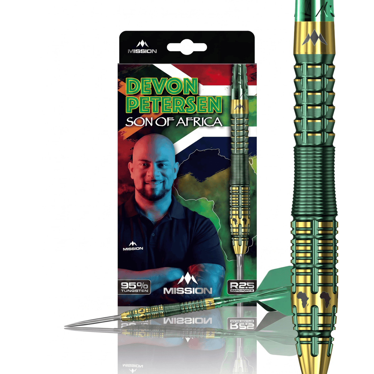 Mission Devon Petersen R2.5 Rapid Point - 95% Tungsten Steel Tip Darts Darts