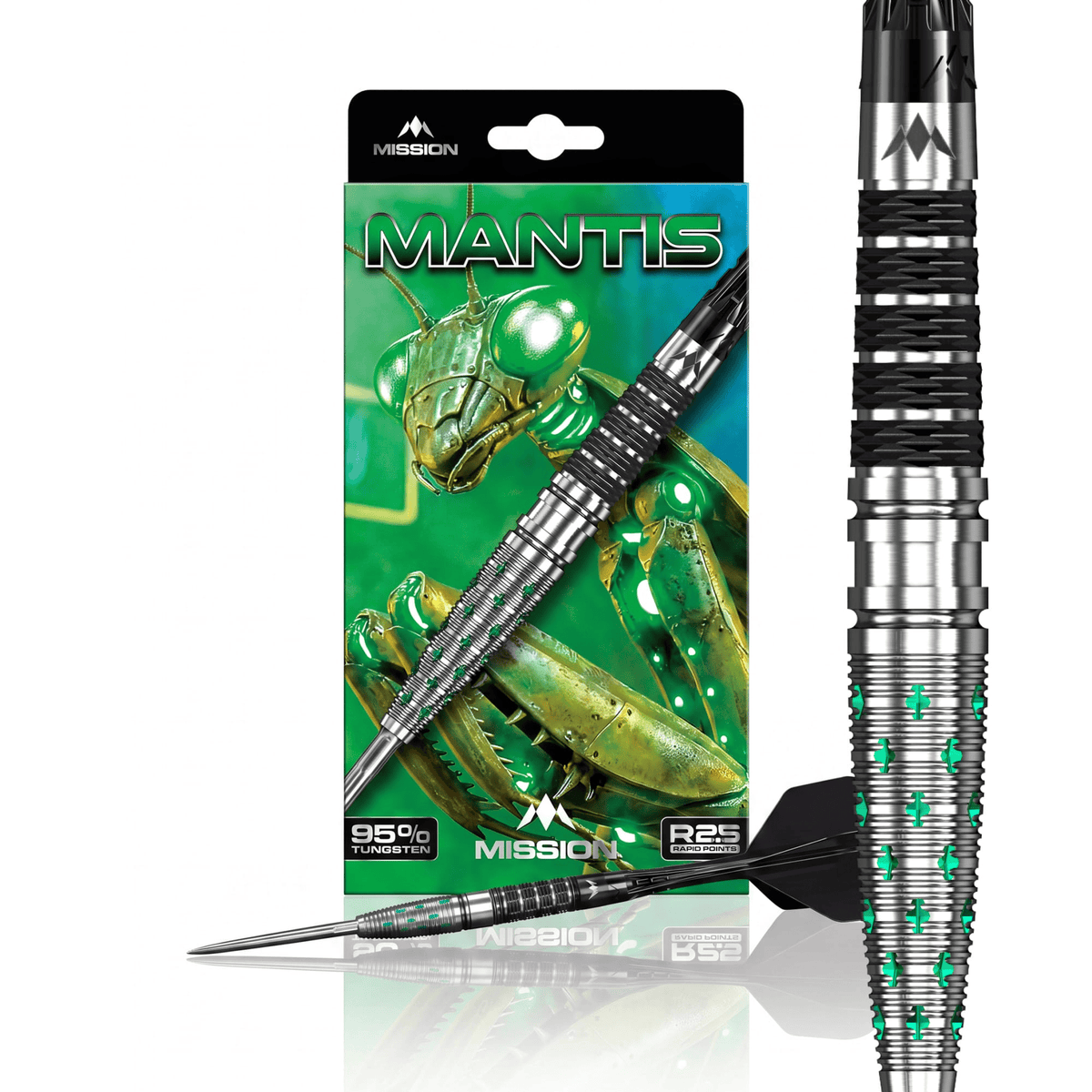 Mission Mantis R2.5 Rapid Point - 95% Tungsten Steel Tip Darts Darts