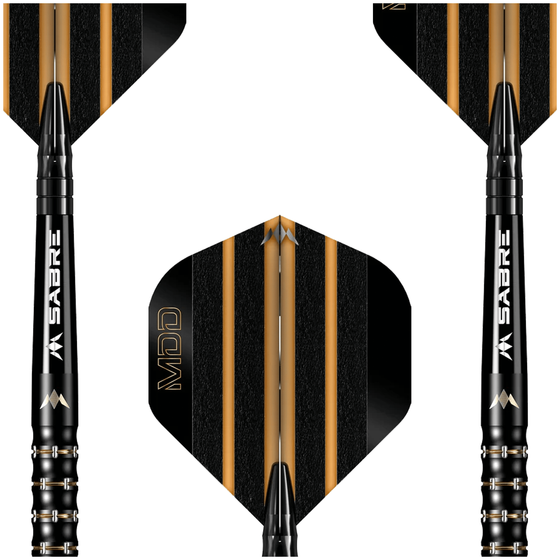 Mission Mike De Decker Black & Gold- 95% Tungsten Steel Tip Darts Darts