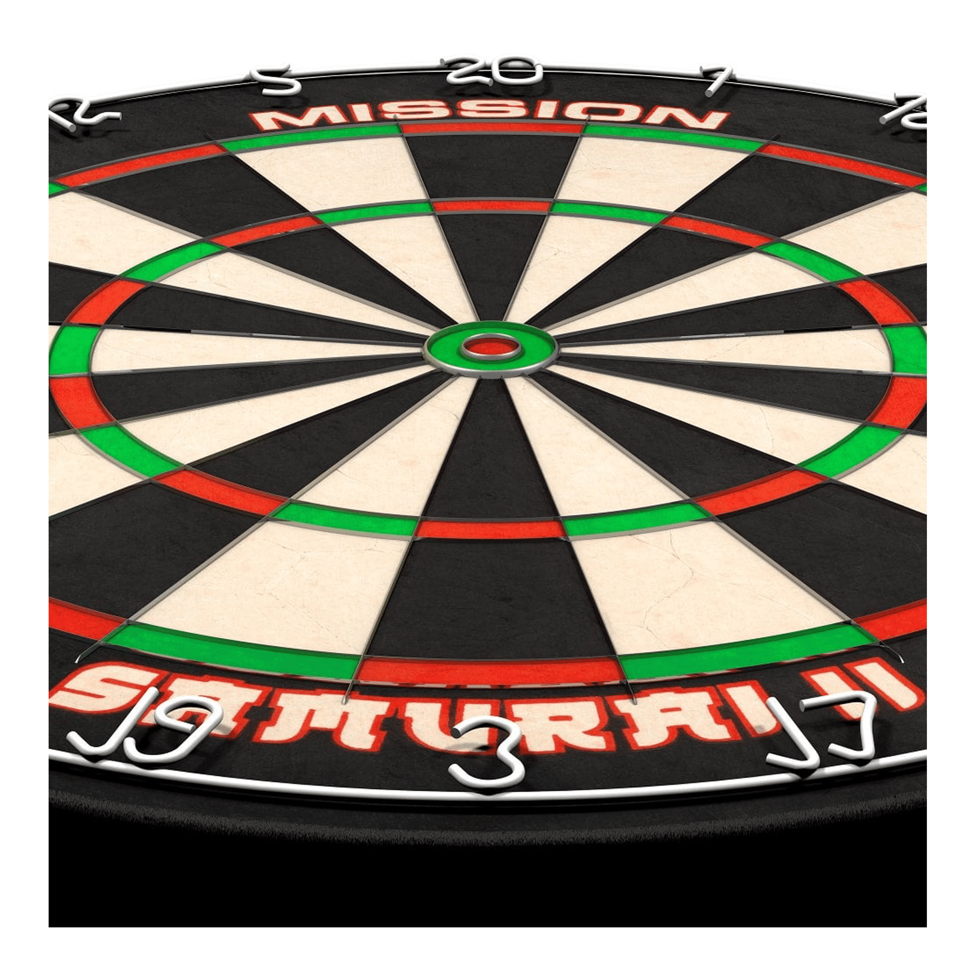 Mission Samurai II Dartboard & Cabinet Bundle Dartboard Bundles