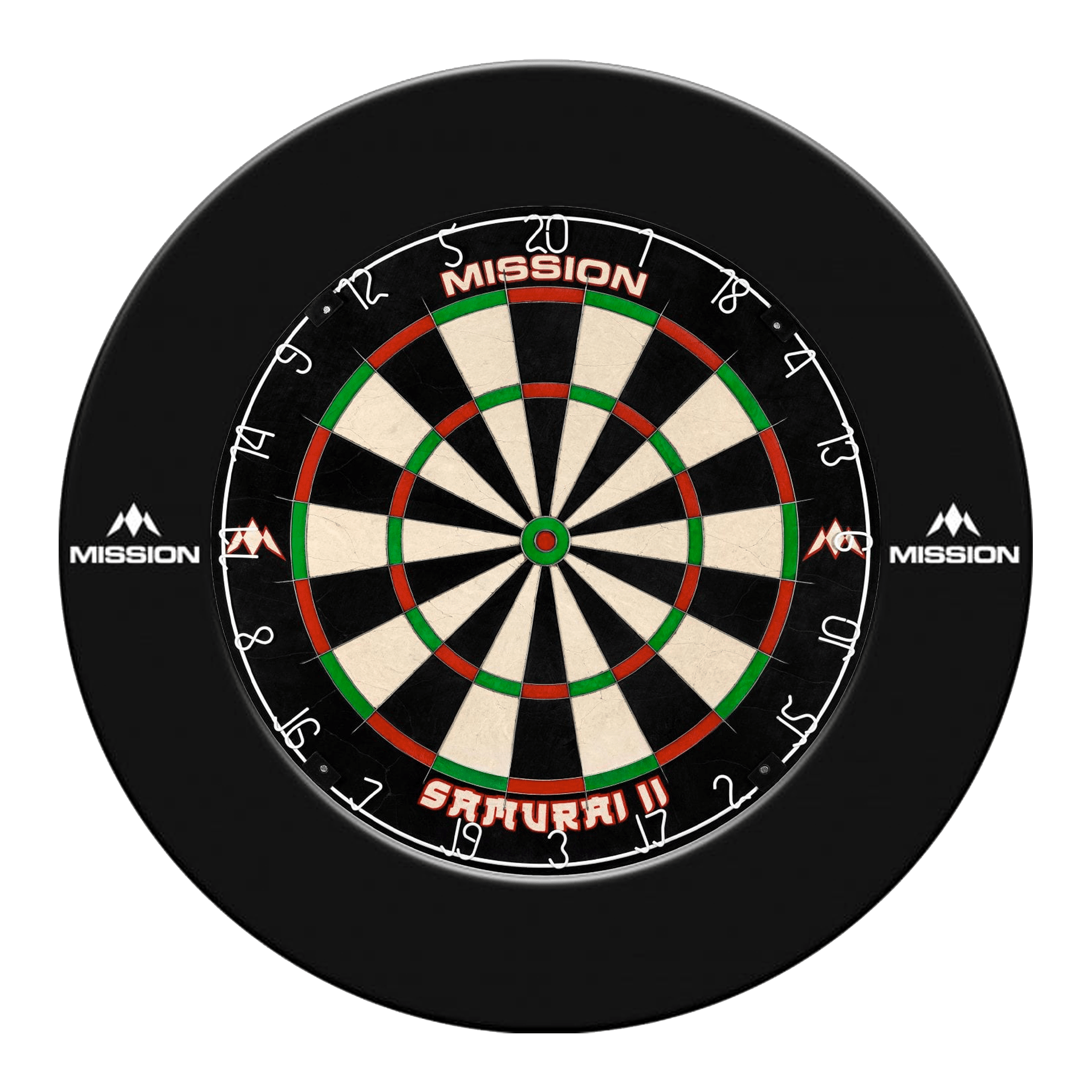 Mission Samurai II Dartboard & Surround Bundle Dartboard Bundles