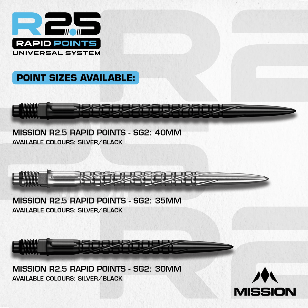 Mission SG2 - R2.5 Rapid Dart Points Dart Points