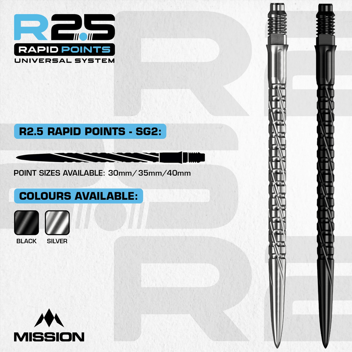 Mission SG2 - R2.5 Rapid Dart Points Dart Points