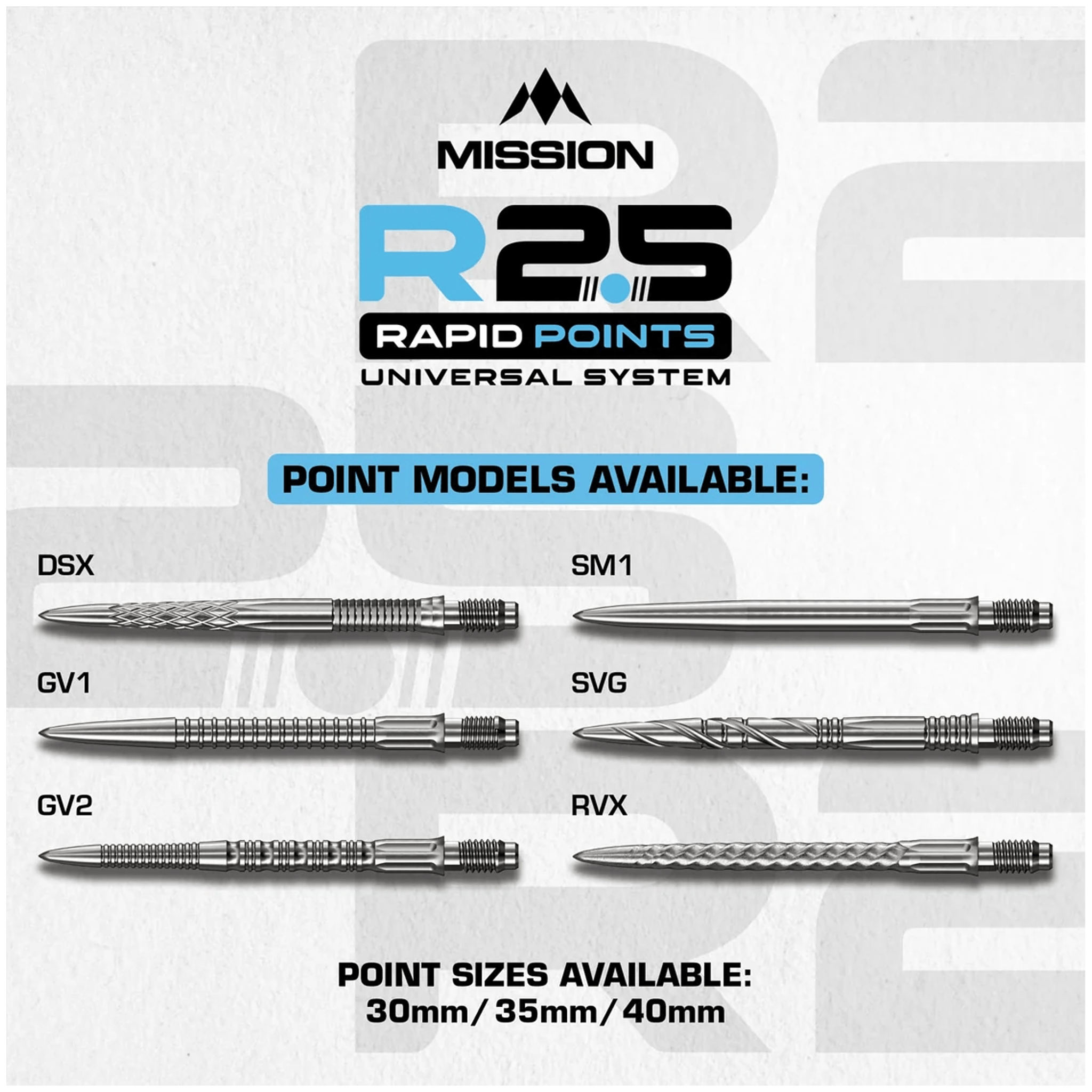 Mission SGV - R2.5 Rapid Dart Points Dart Points