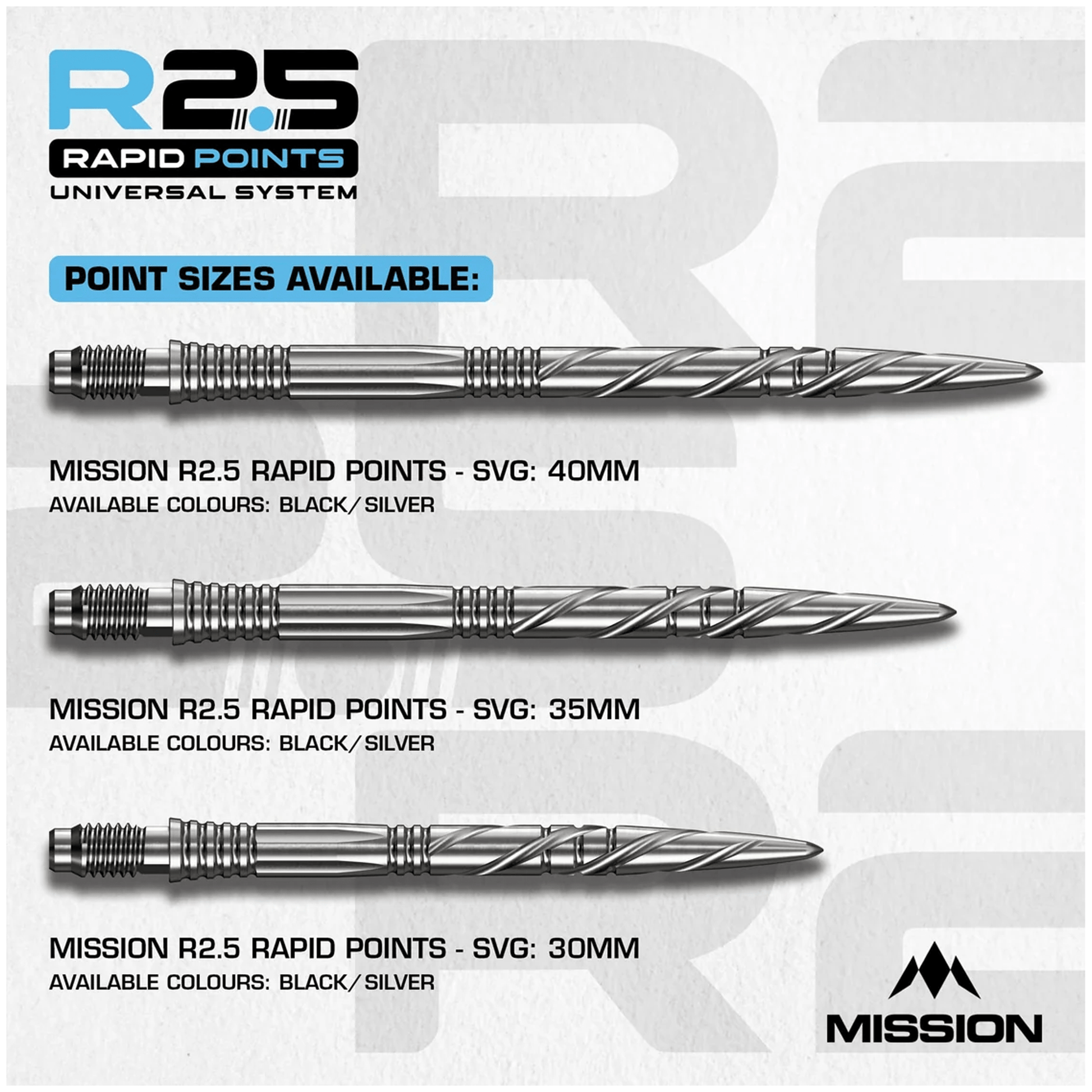Mission SGV - R2.5 Rapid Dart Points Dart Points