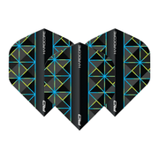 Red Dragon Dragonfly 95 - Hardcore Dart Flights Standard / Black Flights & Shafts