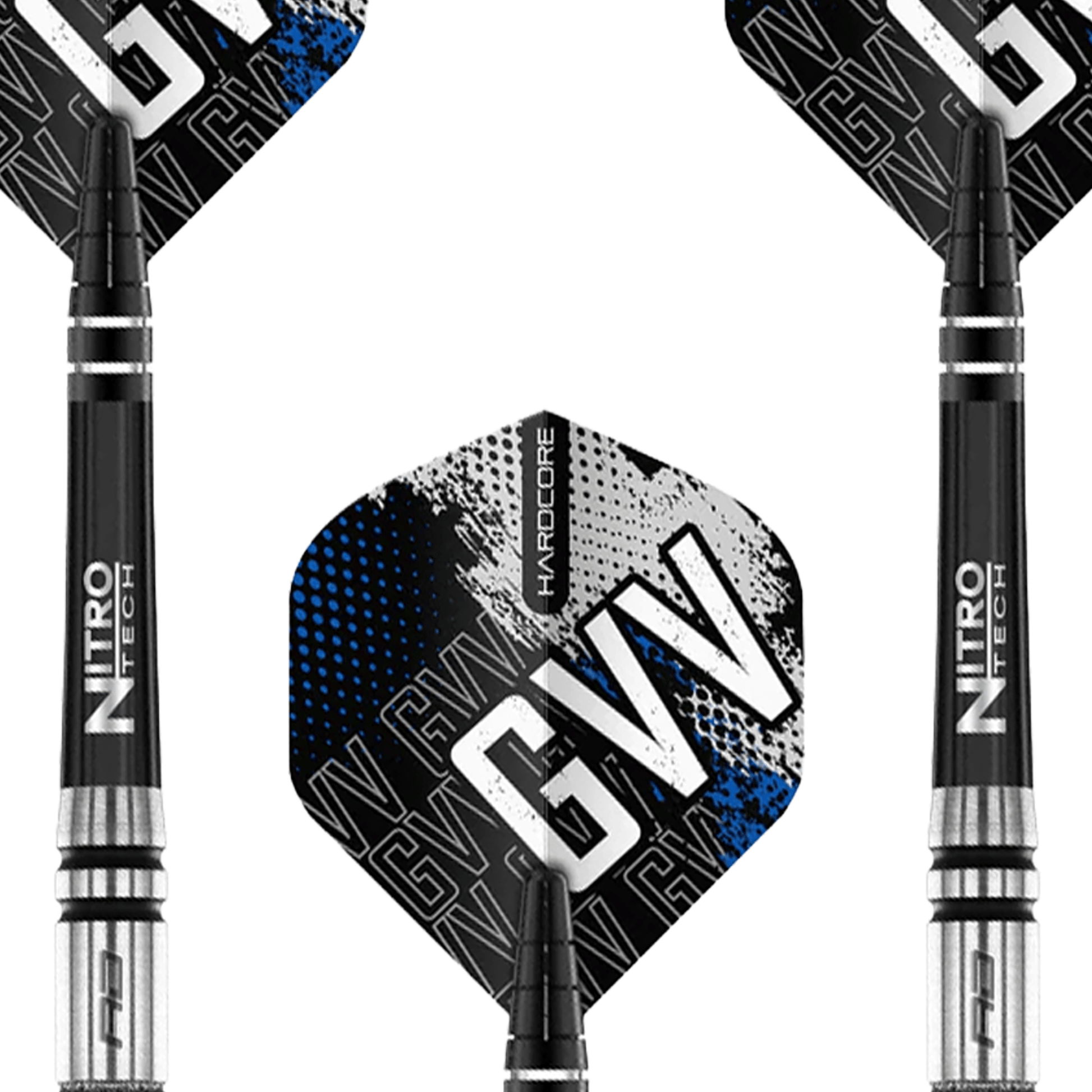 Red Dragon Gian Van Veen Tour Edition - 90% Tungsten Steel Tip Darts 22 Grams Darts