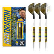 Red Dragon Luke Humphries TX3 Gold - 90% Tungsten Steel Tip Darts 22 Grams Darts