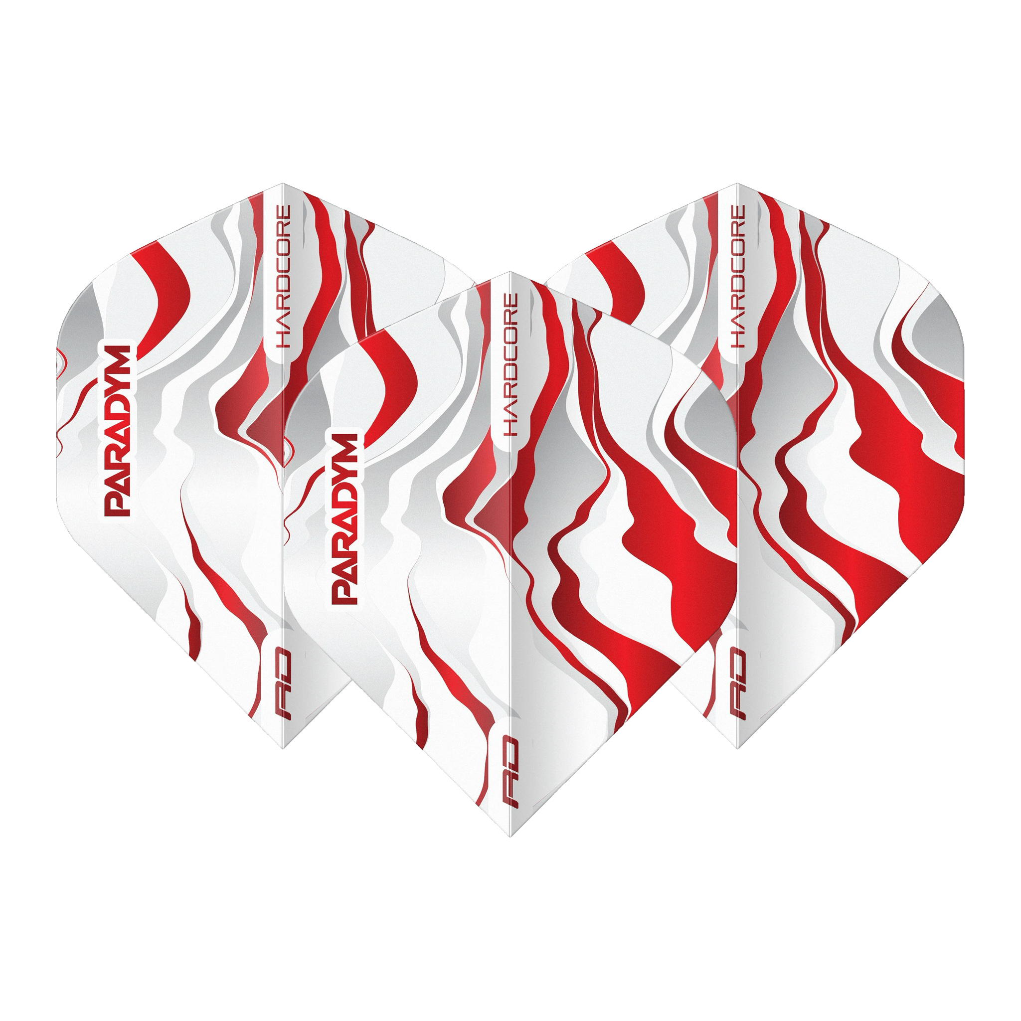 Red Dragon Paradym - Hardcore Dart Flights No. 2 / Red Flights & Shafts