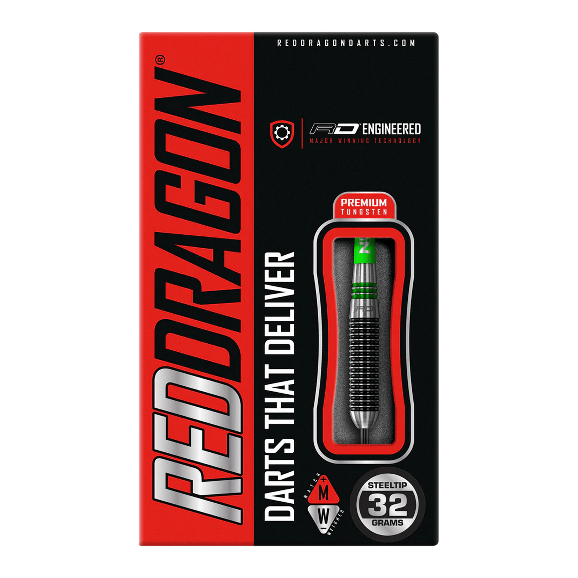 Red Dragon Titan 2 - 85% Tungsten Steel Tip Darts Darts