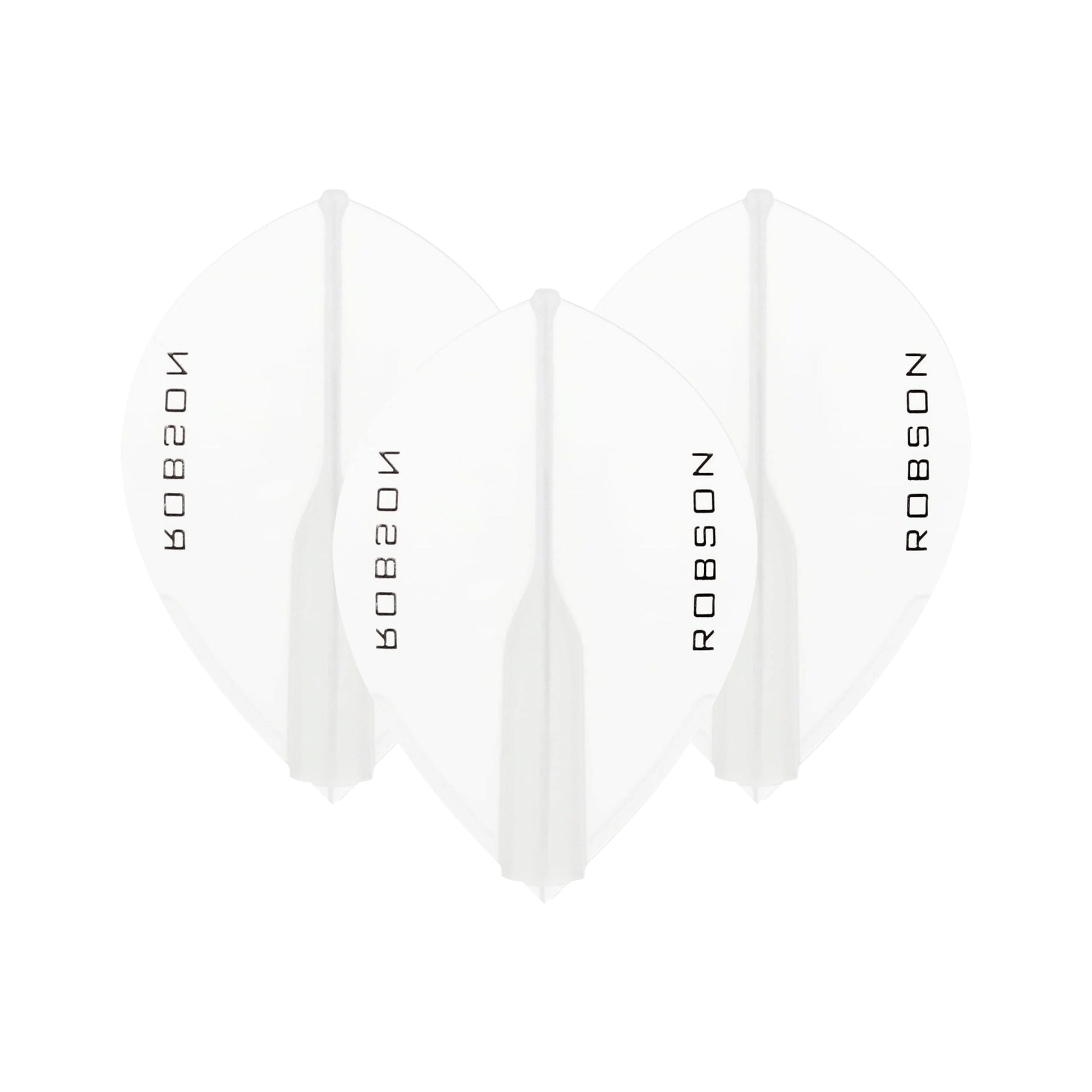 Robson Robson Plus - Moulded Dart Flights Pear / Clear Crystal Flights