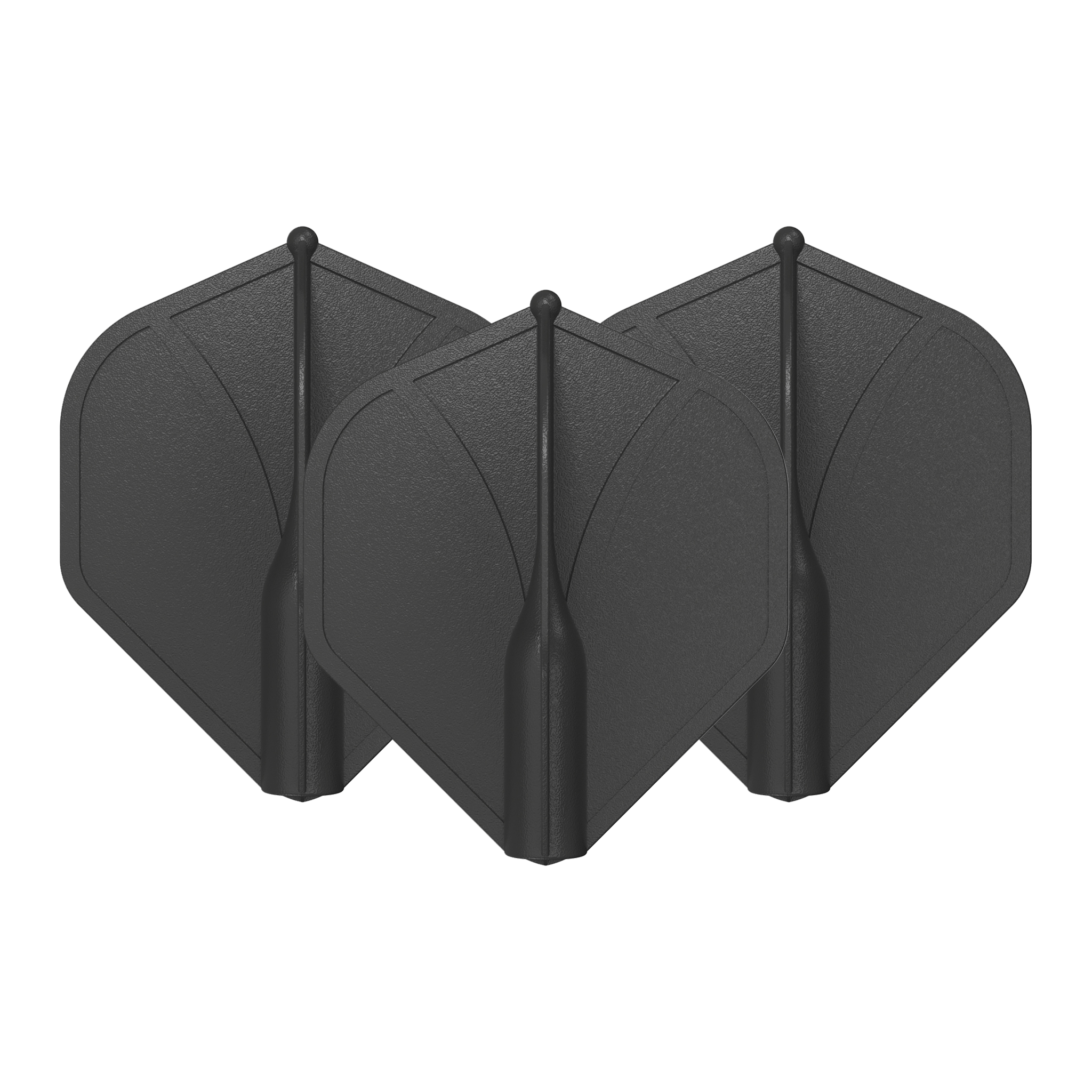 Shot Airfoil - Moulded Dart Flights Standard / Black Flights & Shafts