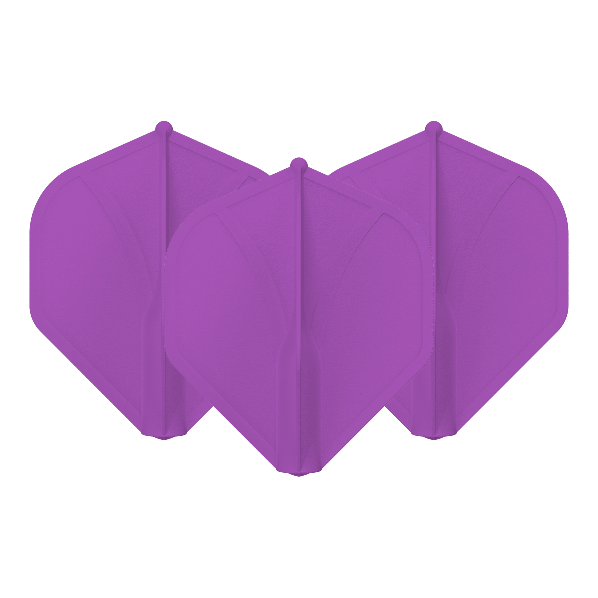 Shot Airfoil - Moulded Dart Flights Standard / Purple Flights & Shafts