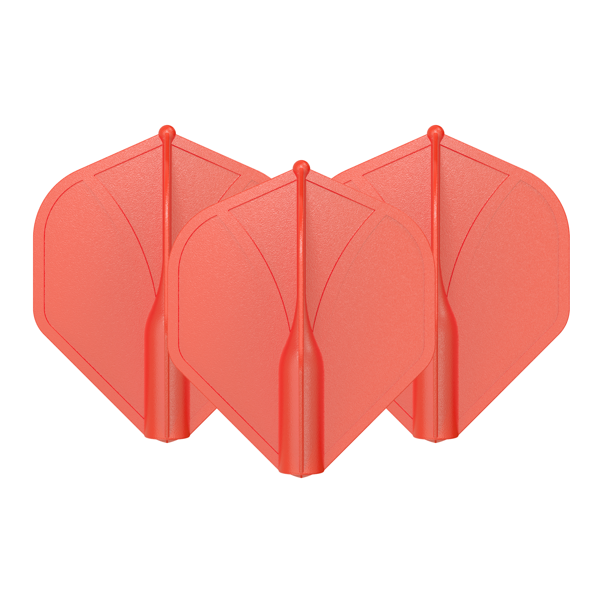 Shot Airfoil - Moulded Dart Flights Standard / Red Flights & Shafts