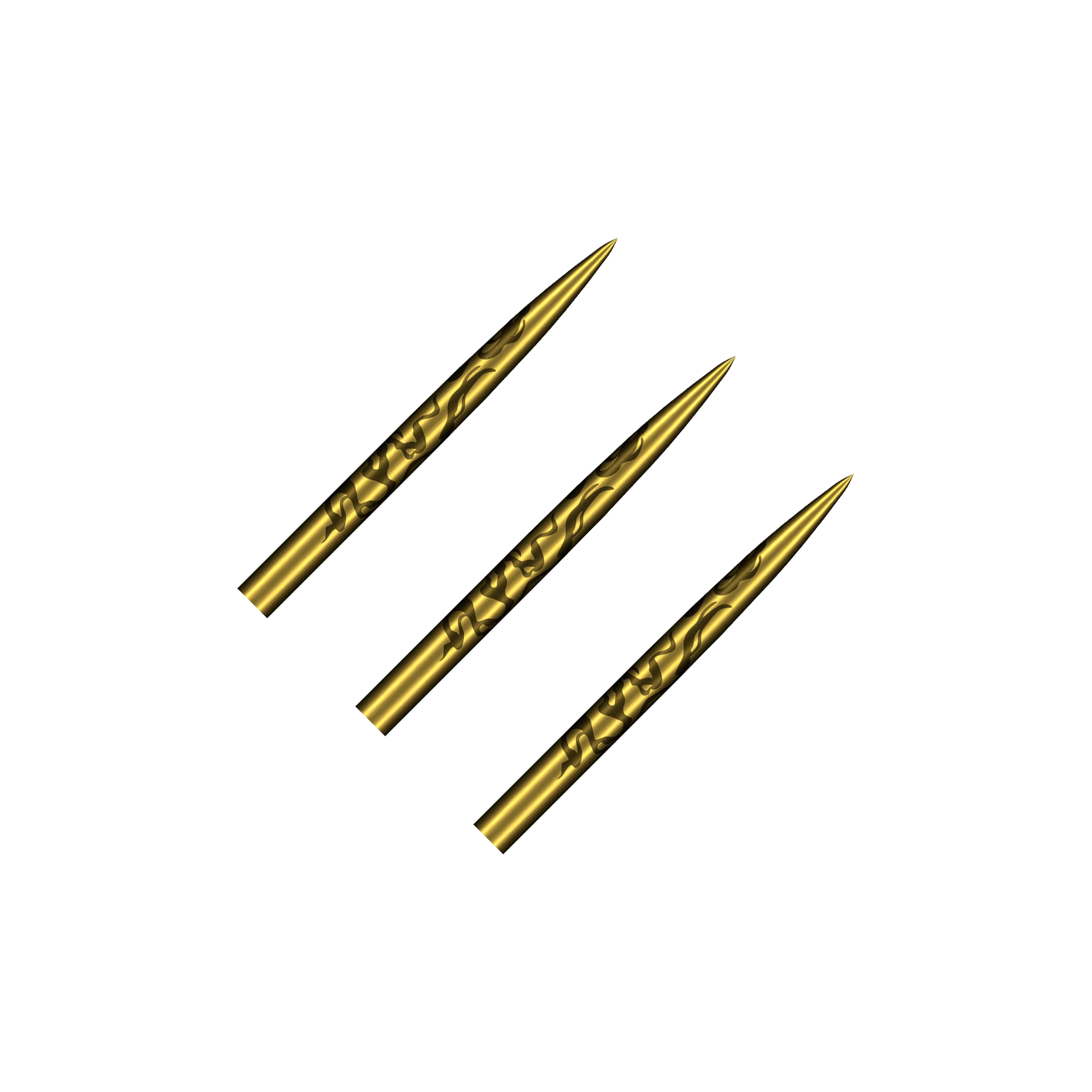 Shot Alchemy - Dart Points 32mm / Gold Accessories