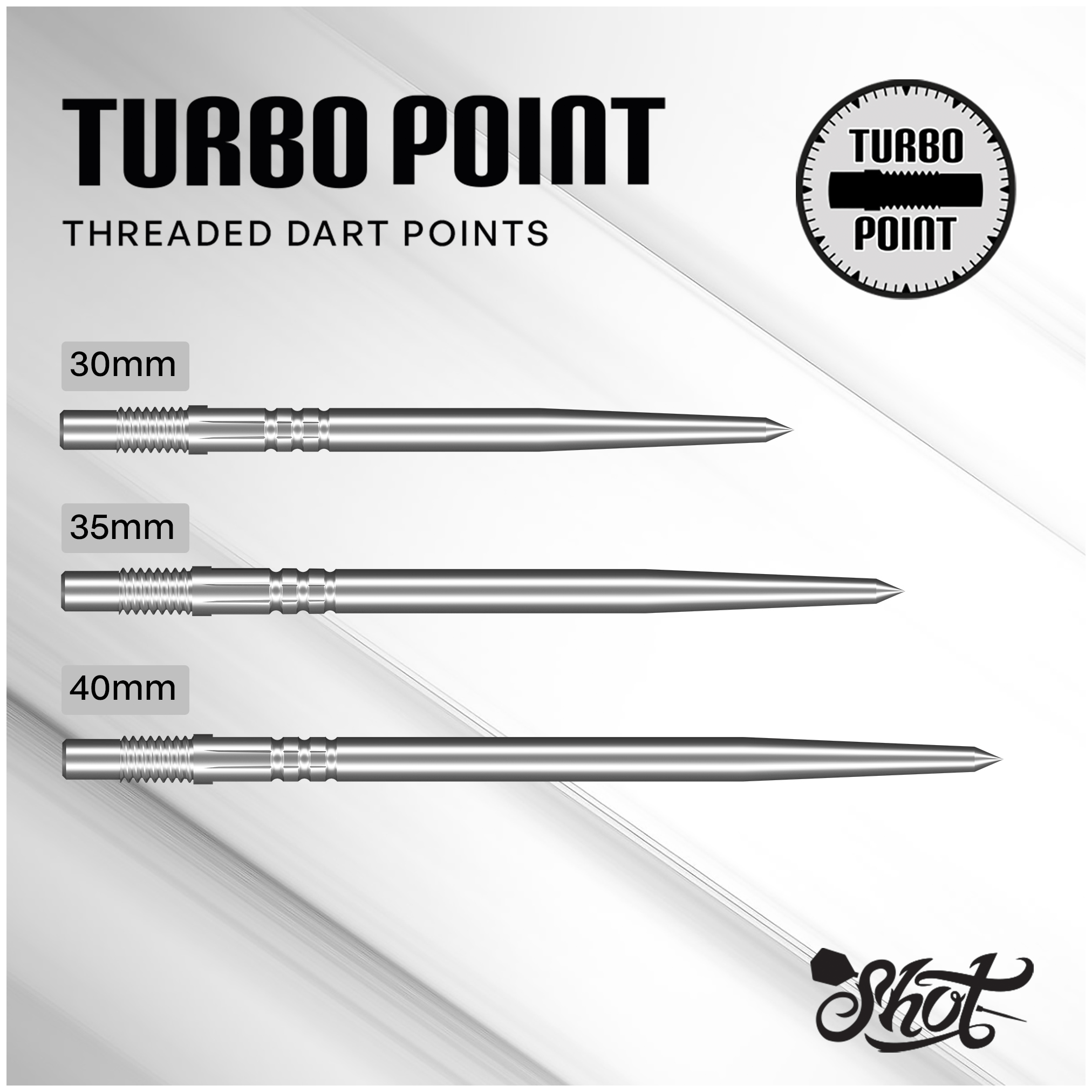 Shot Plain - Turbo Dart Points Dart Points