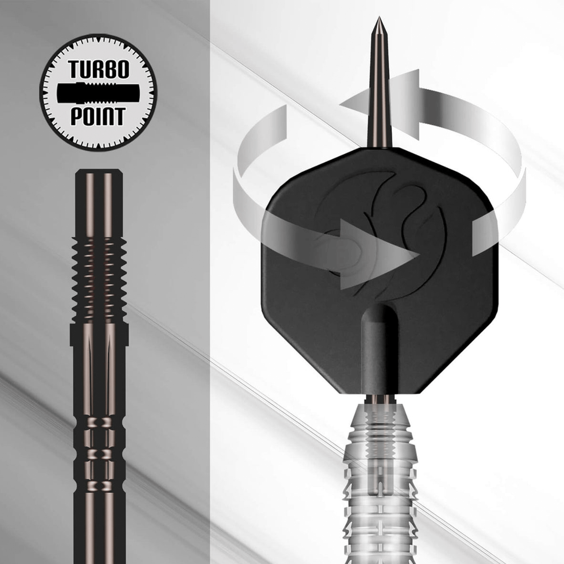 Shot Plain - Turbo Dart Points Dart Points