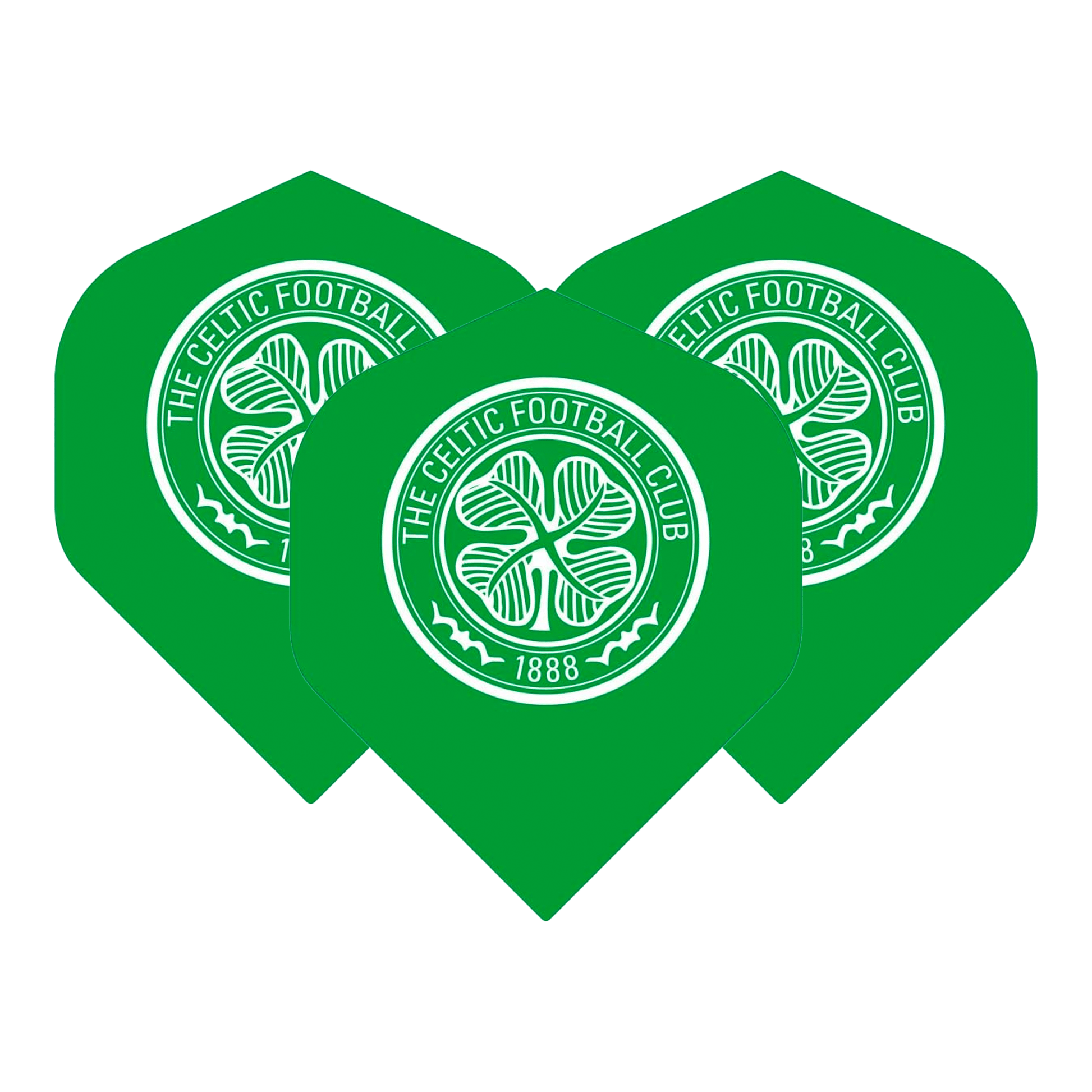SPL Official Celtic FC - Dart Flights No. 2 / Badge Green Flights