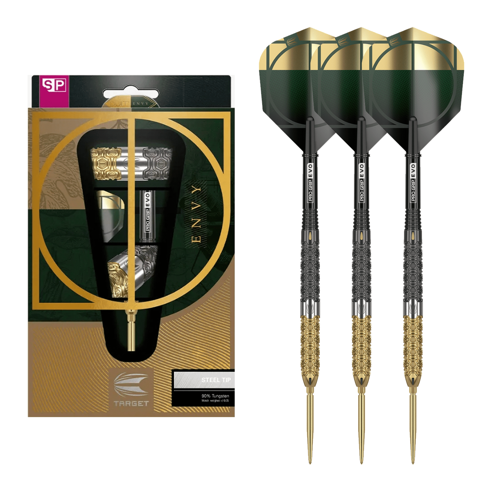Target Cult Envy 03 Swiss Point - 90% Tungsten Steel Tip Darts 22 Grams Darts