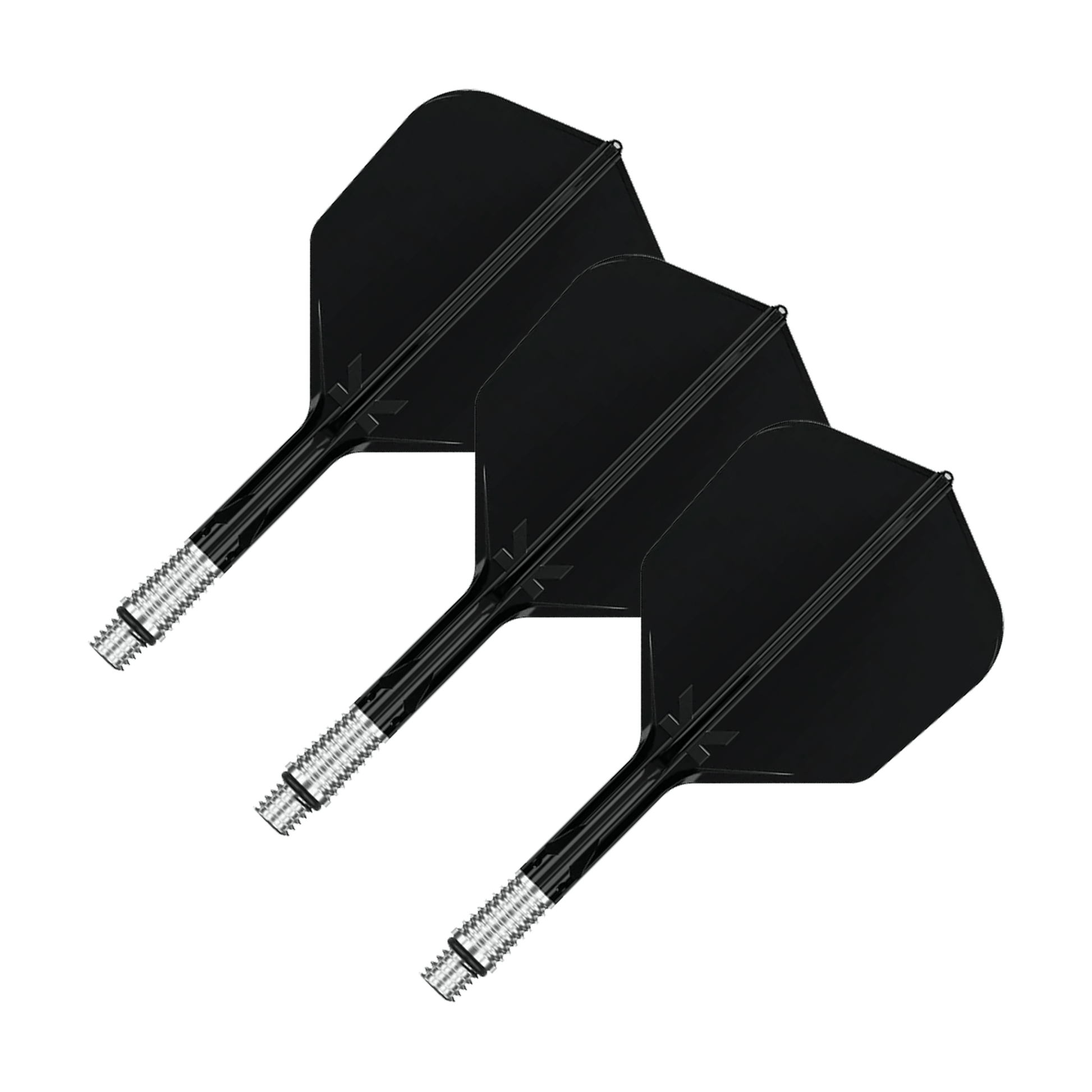 Target K-Shift - All In One Flight & Shaft No. 6 / Intermediate (26mm) / Black Flights & Shafts