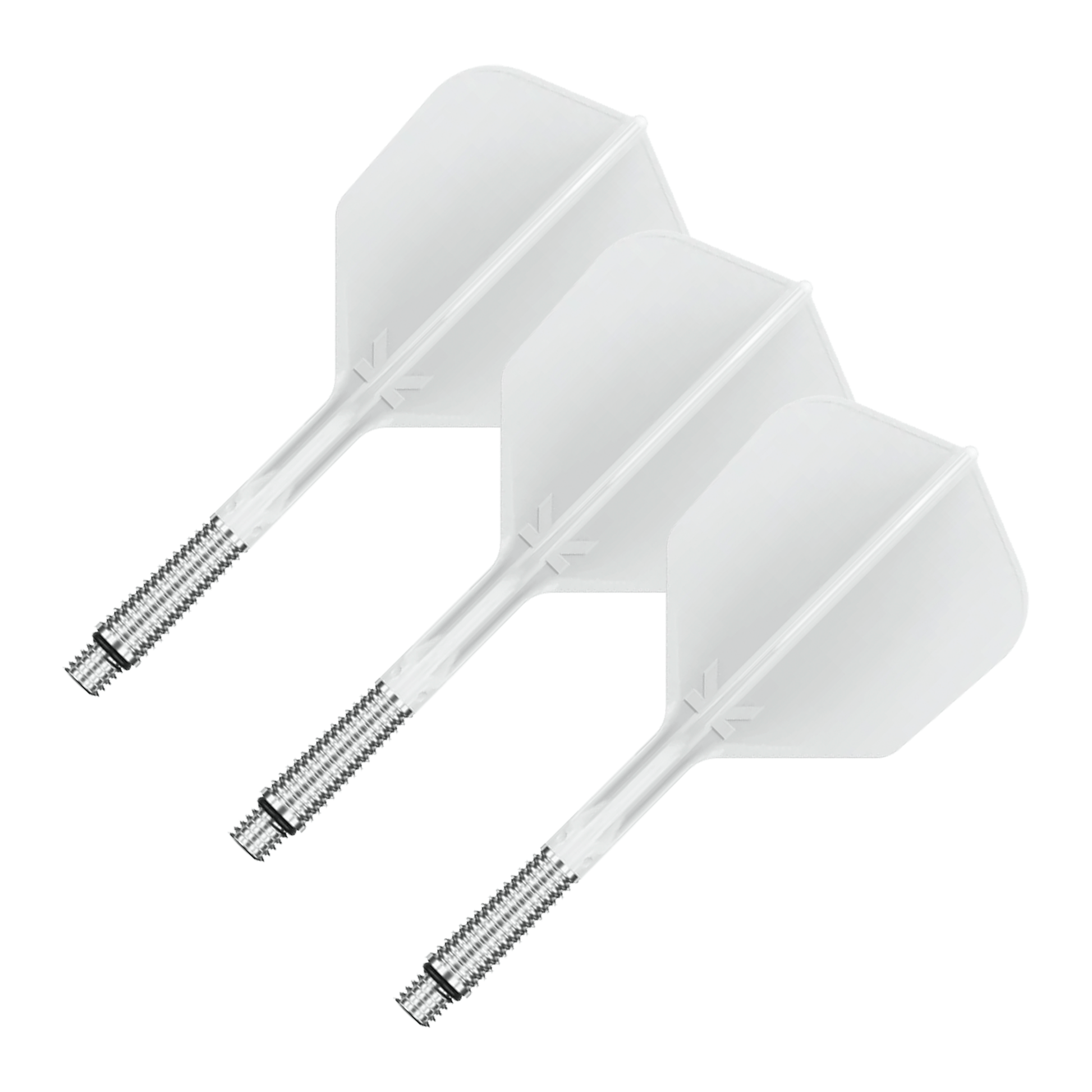 Target K-Shift - All In One Flight & Shaft No. 6 / Medium (33mm) / White Flights & Shafts