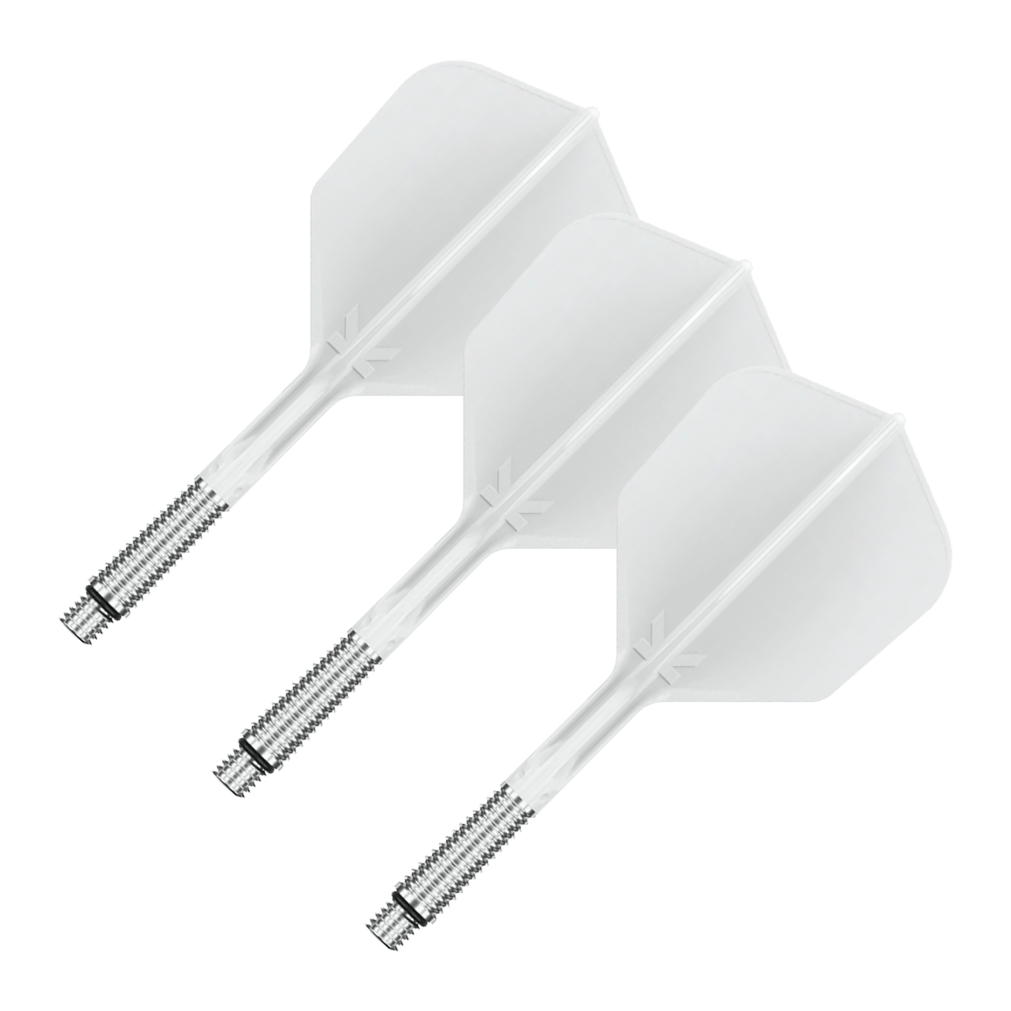 Target K-Shift - All In One Flight & Shaft No. 6 / Medium (33mm) / White Flights & Shafts