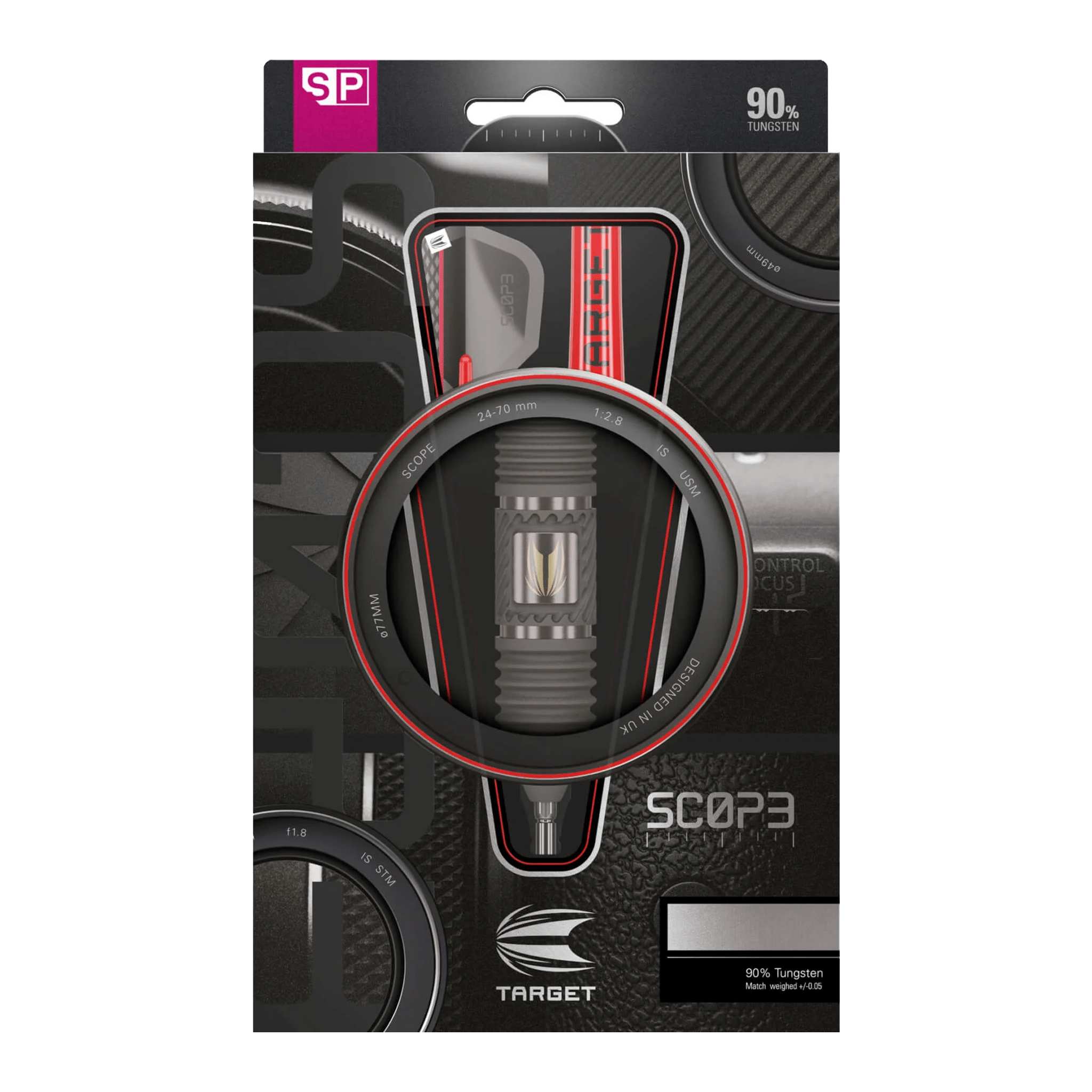 Target Scope 02 Swiss Point - 90% Tungsten Steel Tip Darts Darts