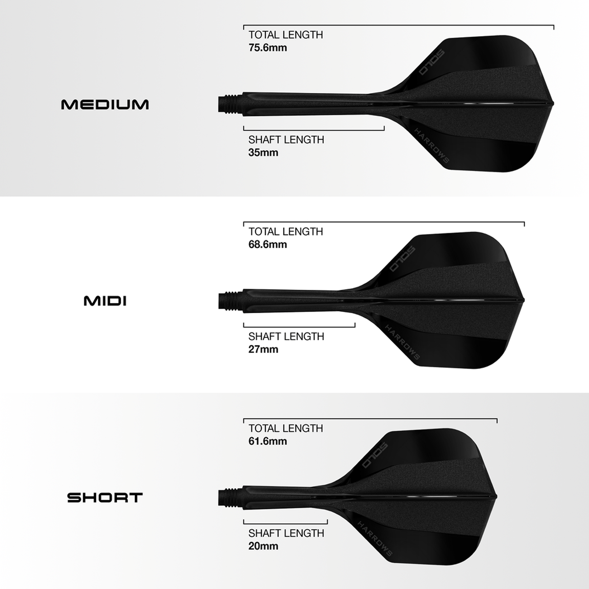 Target Solo - All In One Flight & Shaft Flights & Shafts