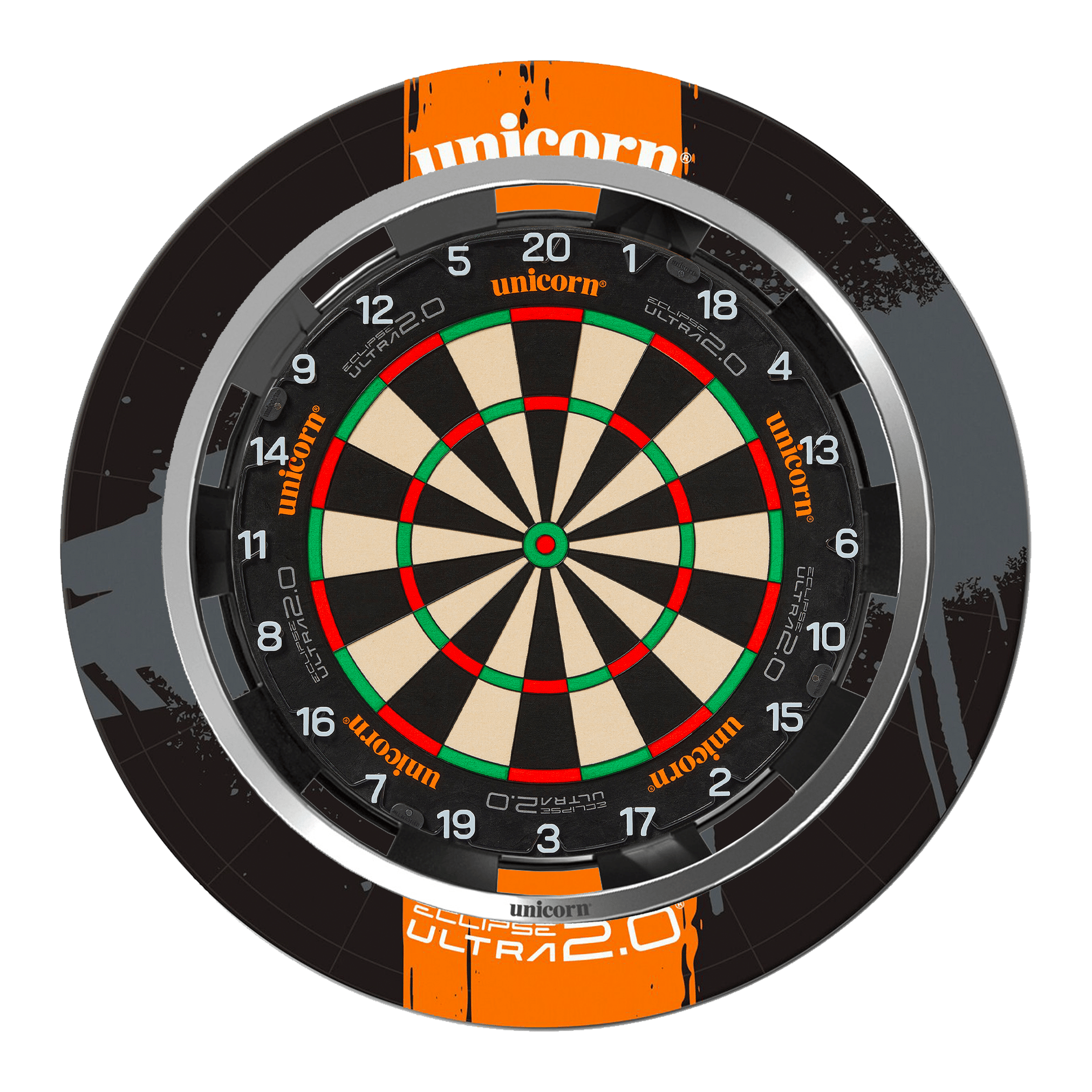 Unicorn Eclipse Ultra 2.0 Dartboard & Surround & Light Bundle Dartboard Bundles