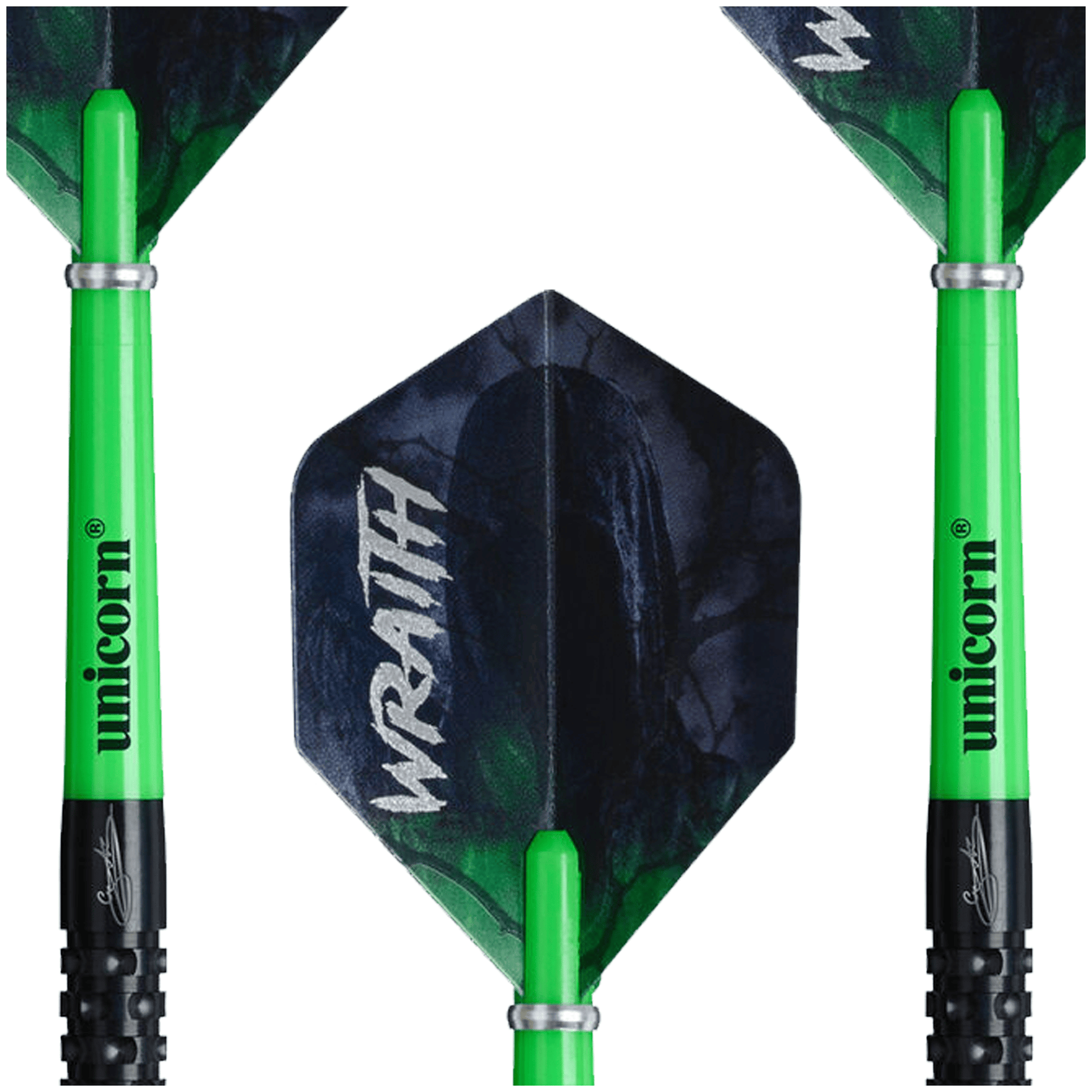 Unicorn Gary Anderson Phase 6 Wraith - 90% Tungsten Steel Tip Darts Darts