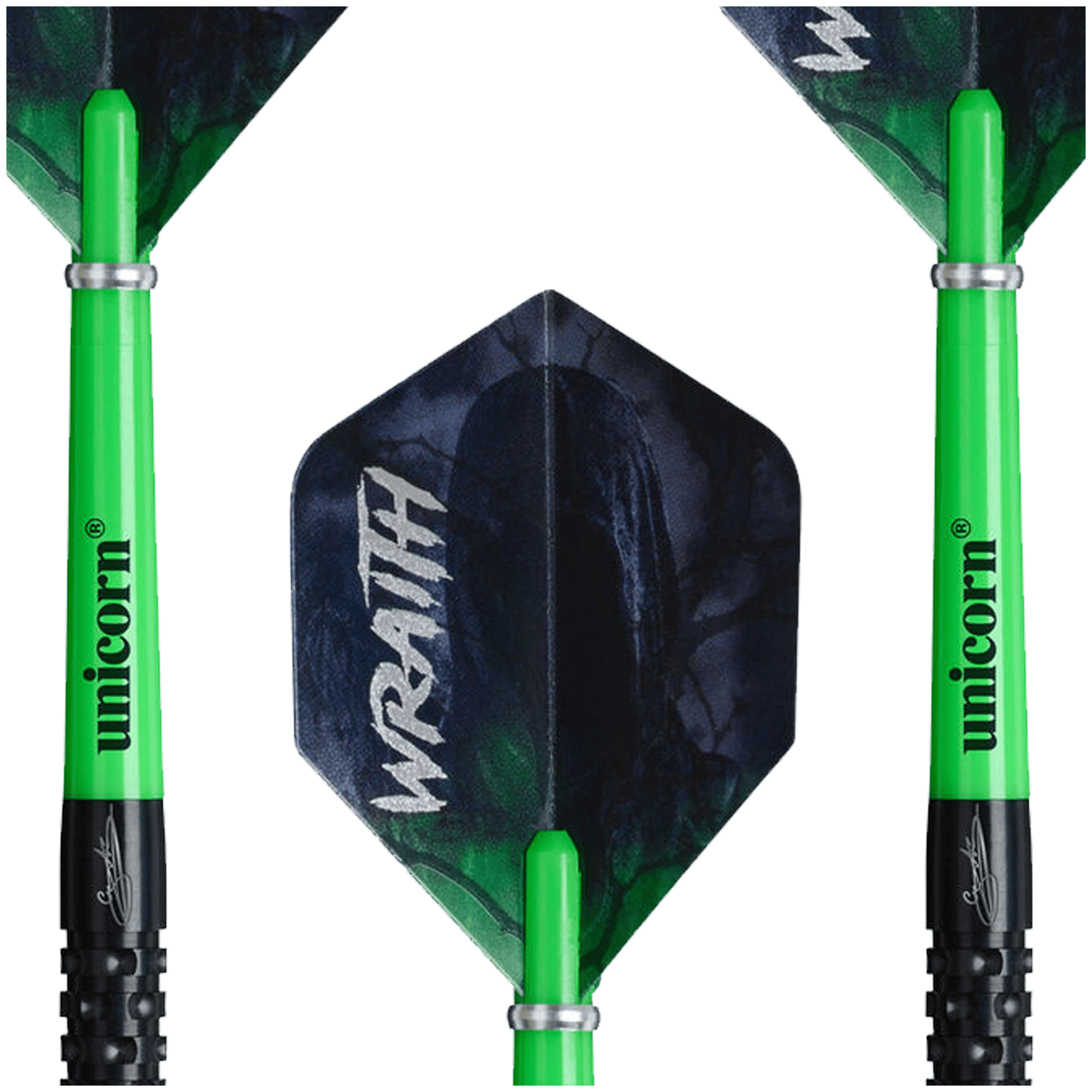 Unicorn Gary Anderson Phase 6 Wraith - 90% Tungsten Steel Tip Darts Darts