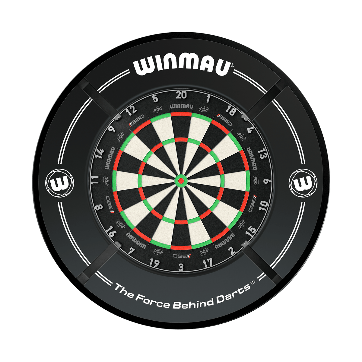 Winmau Blade 360 Dartboard, Surround & Corona Light Bundle Dartboard Bundles