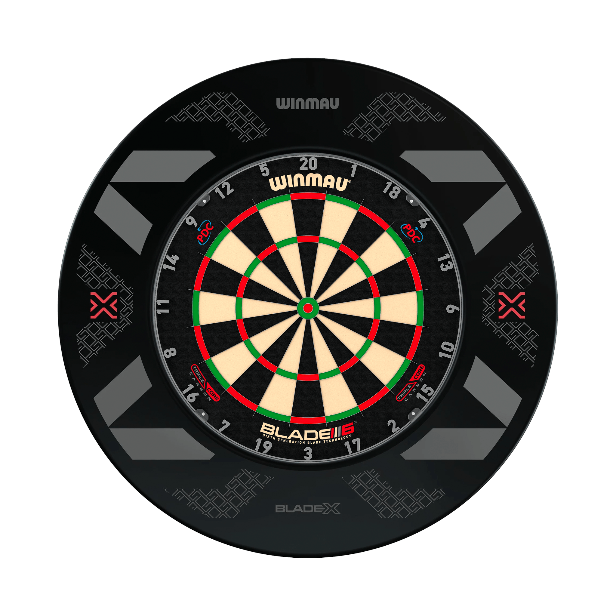Winmau Blade 6 Dartboard & Surround Bundle Blade 6 Triple Core / Blade X Boards