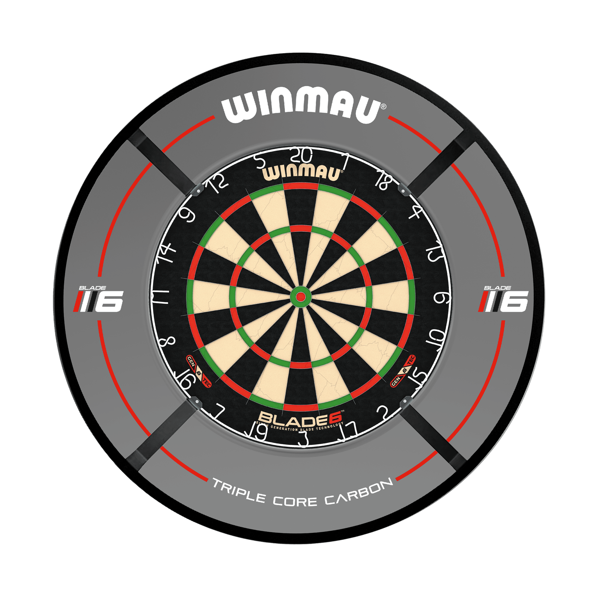 Winmau Blade 6 Dartboard, Surround & Corona Light Bundle Blade 6 / Triple Core / Target Corona Vision Boards