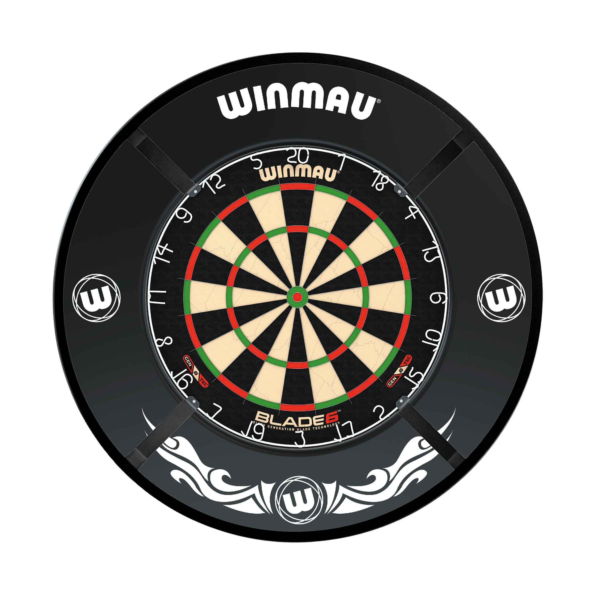 Winmau Blade 6 Dartboard, Surround & Corona Light Bundle Blade 6 / Xtreme / Target Corona Vision Boards