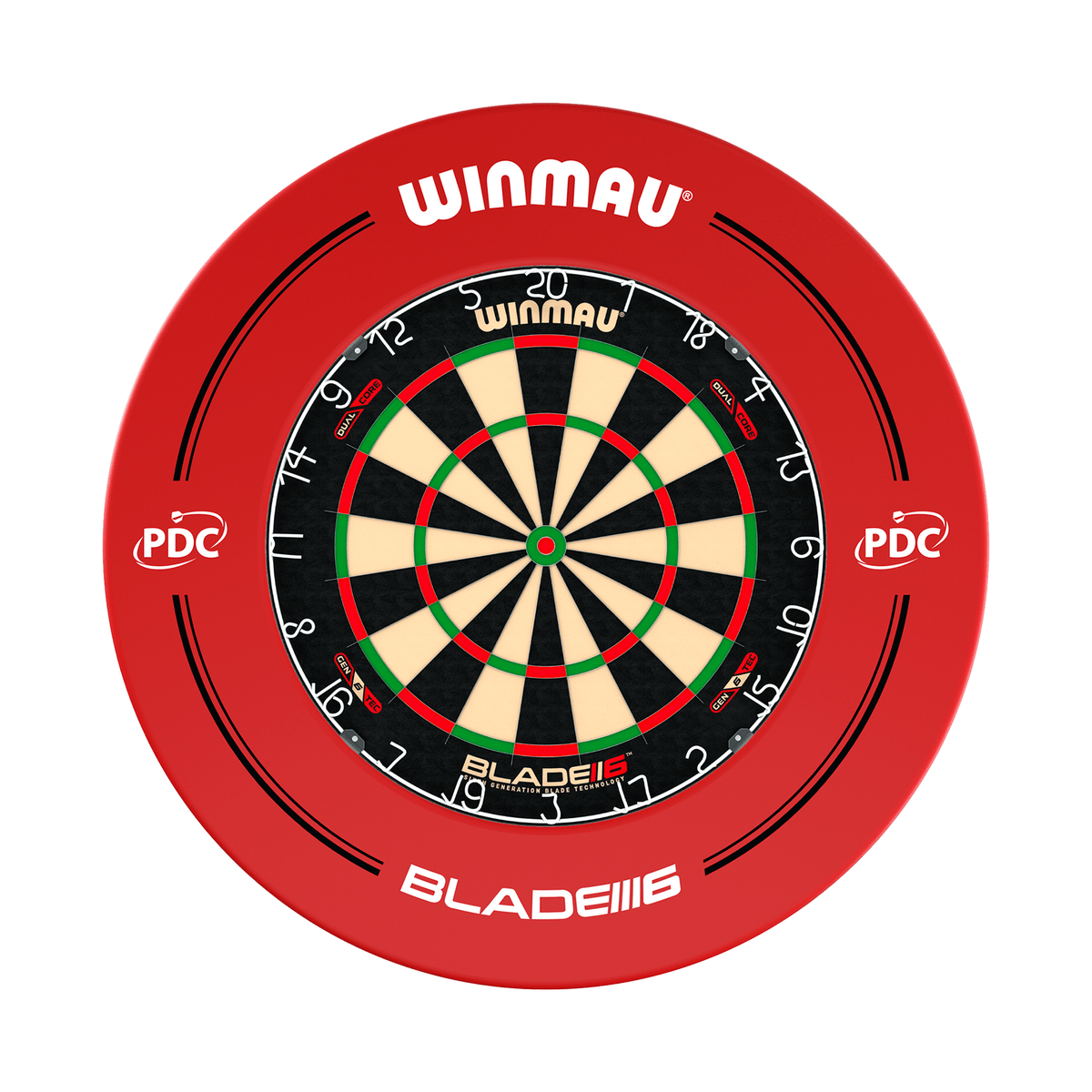 Winmau Blade 6 Dual Core Dartboard & Surround Bundle Dartboard Bundles