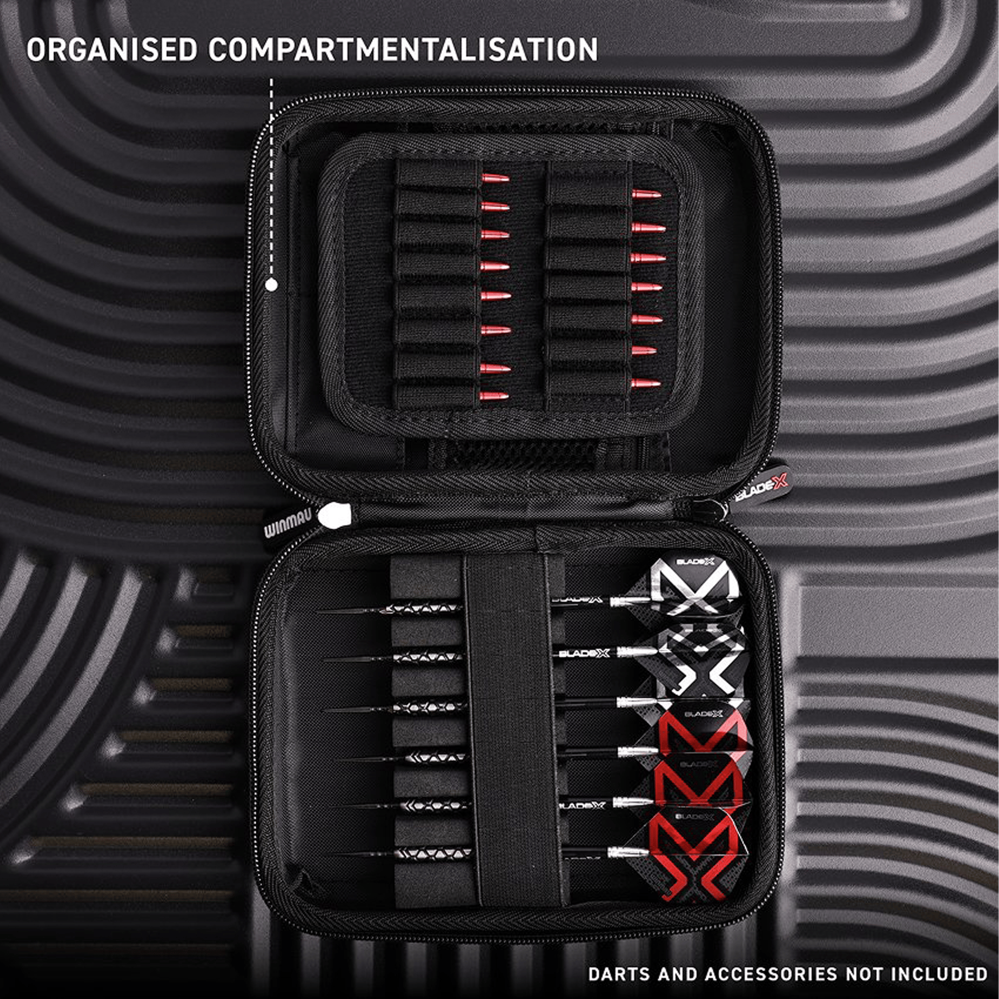 Winmau Blade X Armor G2 - Darts Case Black Cases